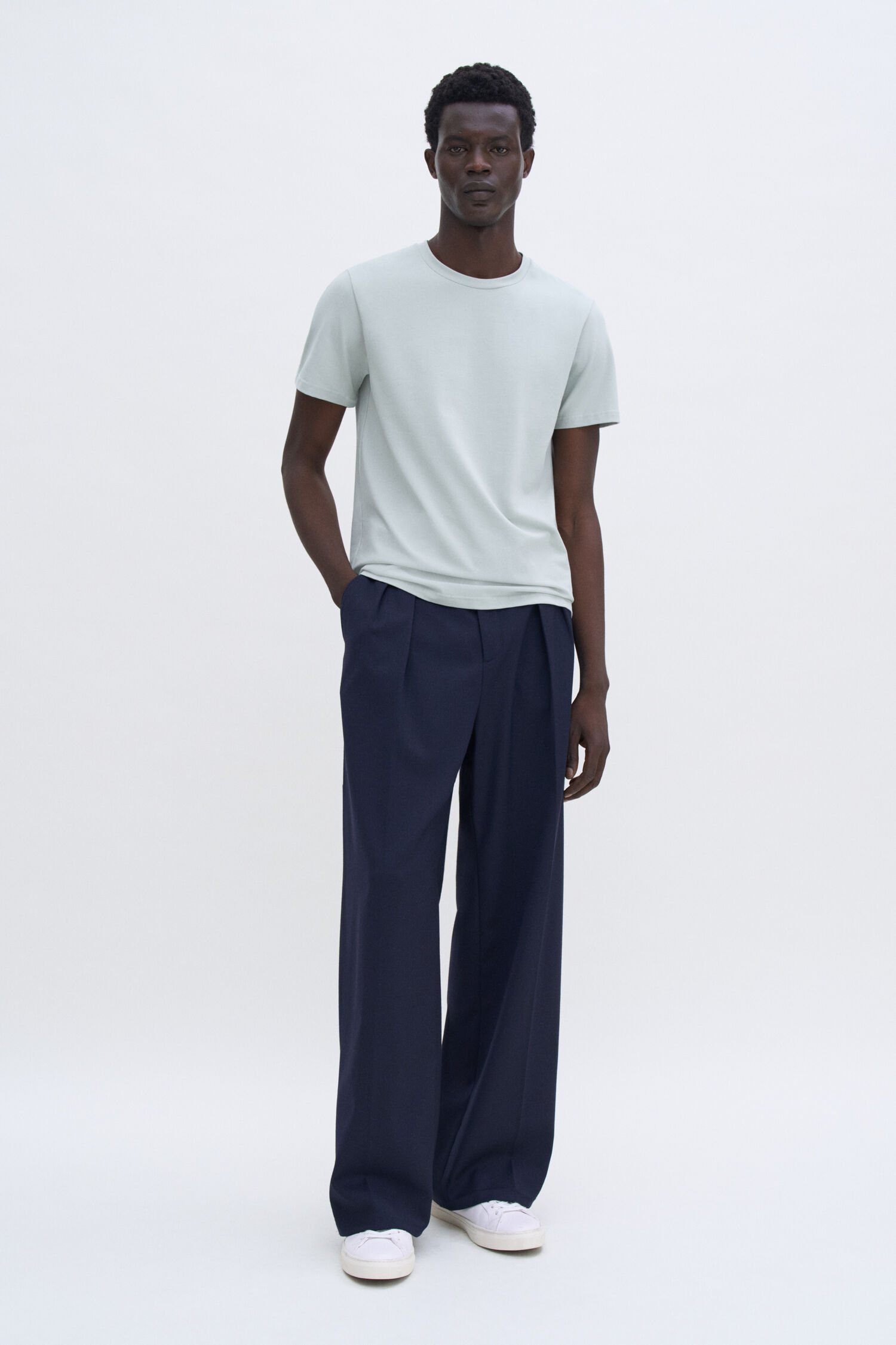 Stretch Cotton Tee