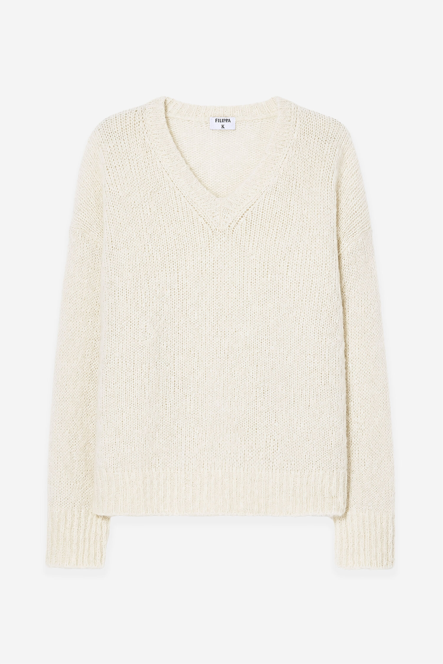 Hairy Alpaca V-Neck Sweater