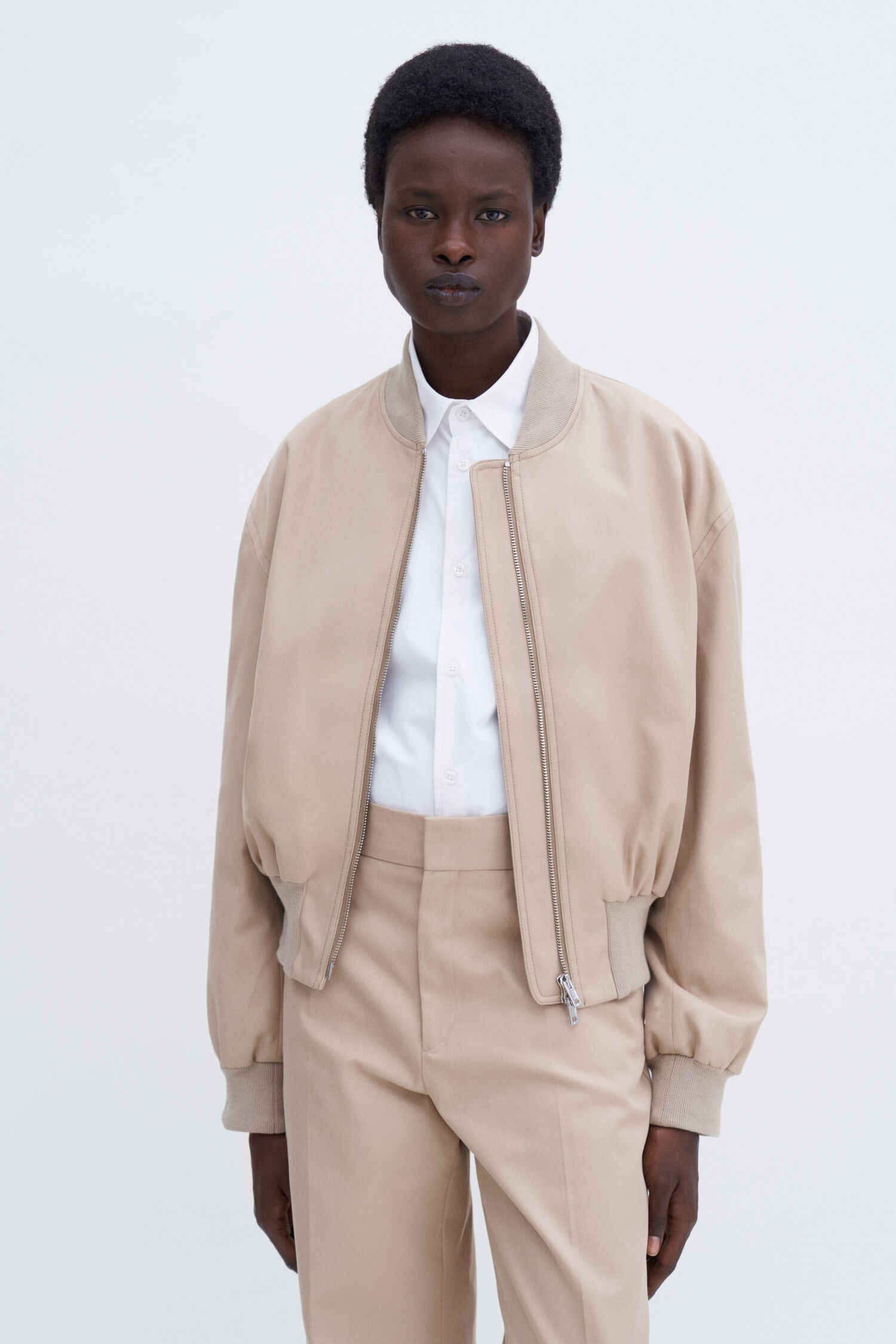 Cotton Blouson Jacket