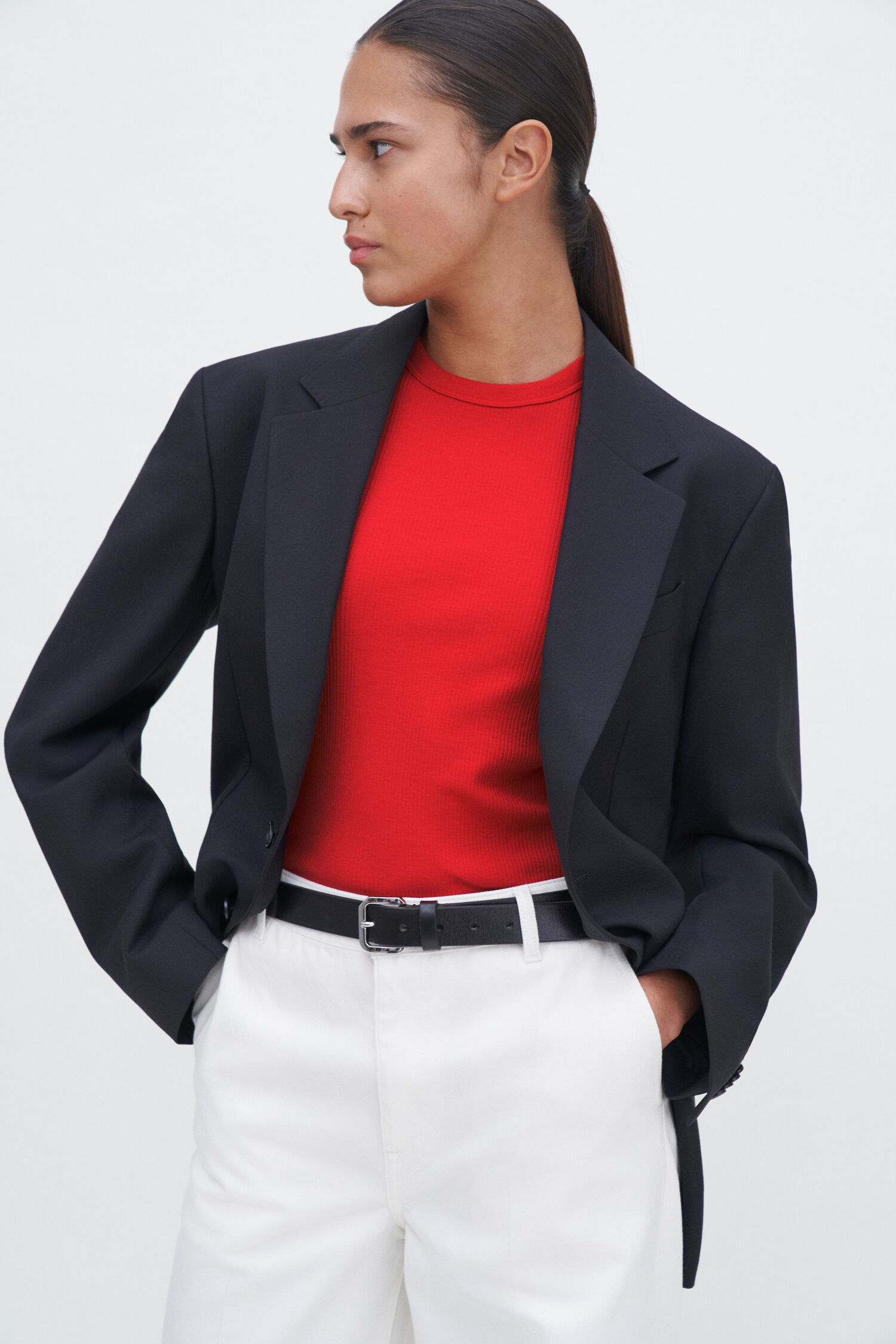 Fine Rib Tee