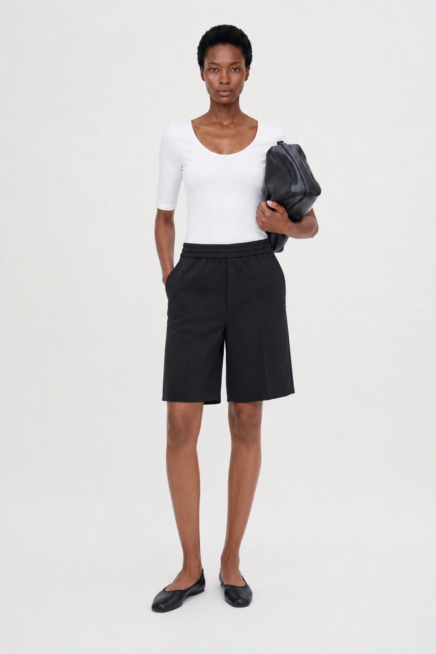 Matte High Waisted Shorts