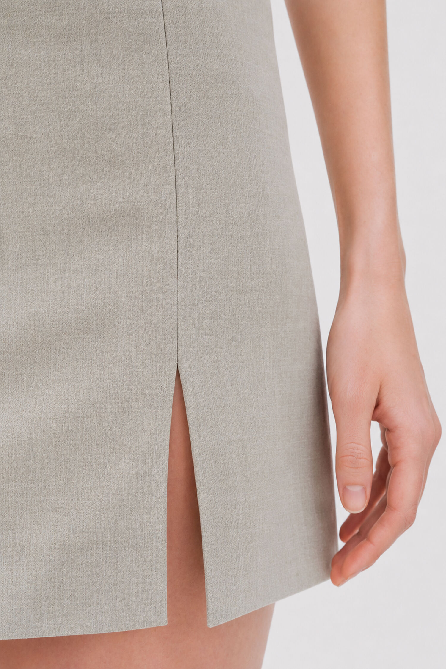 Tailored Mini Skirt