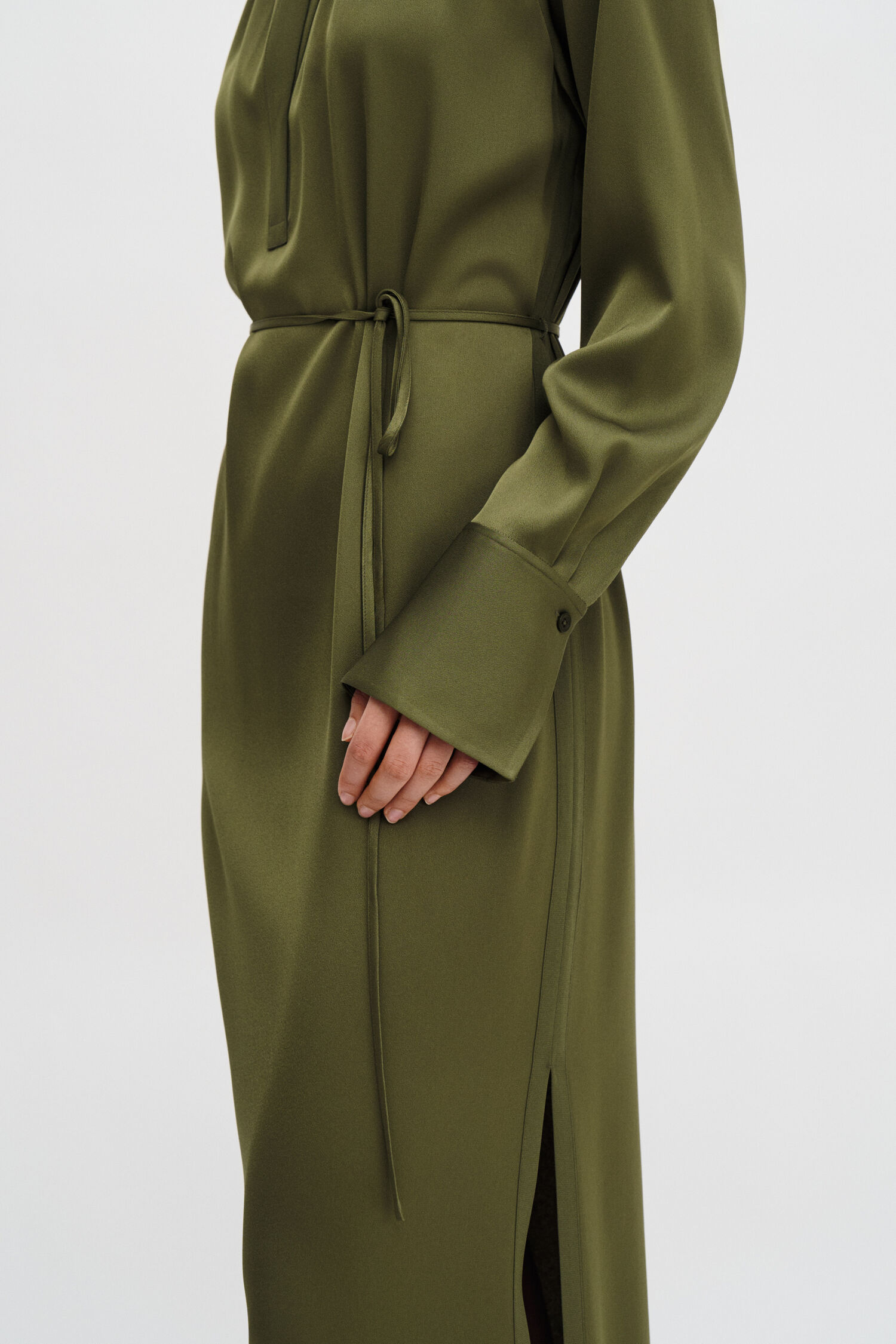 Gathered Raglan Dress