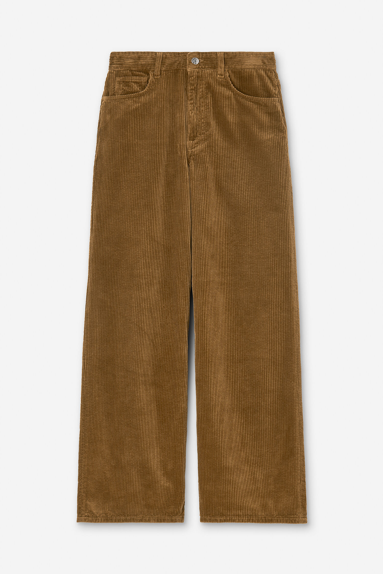 Wide Leg Corduroy Trousers