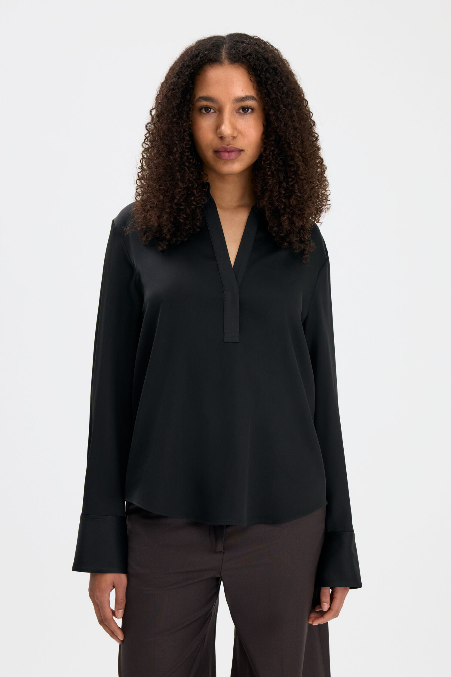 Half Placket Blouse