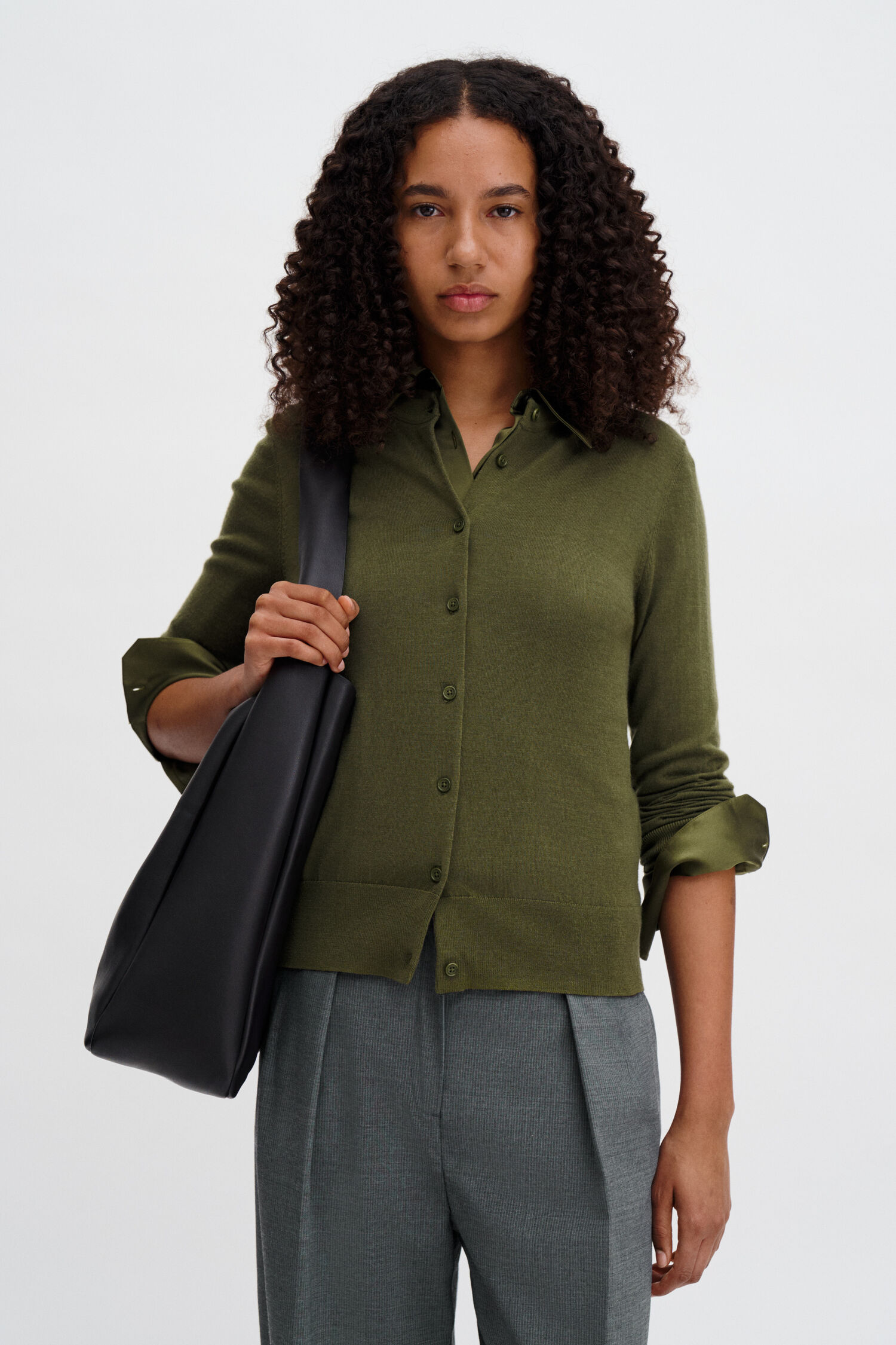 Merino Short Cardigan