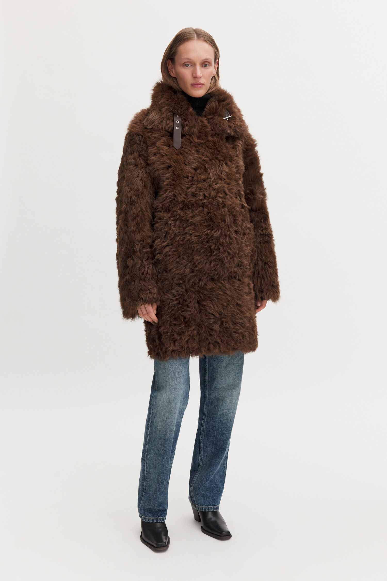 Reversible Shearling Coat
