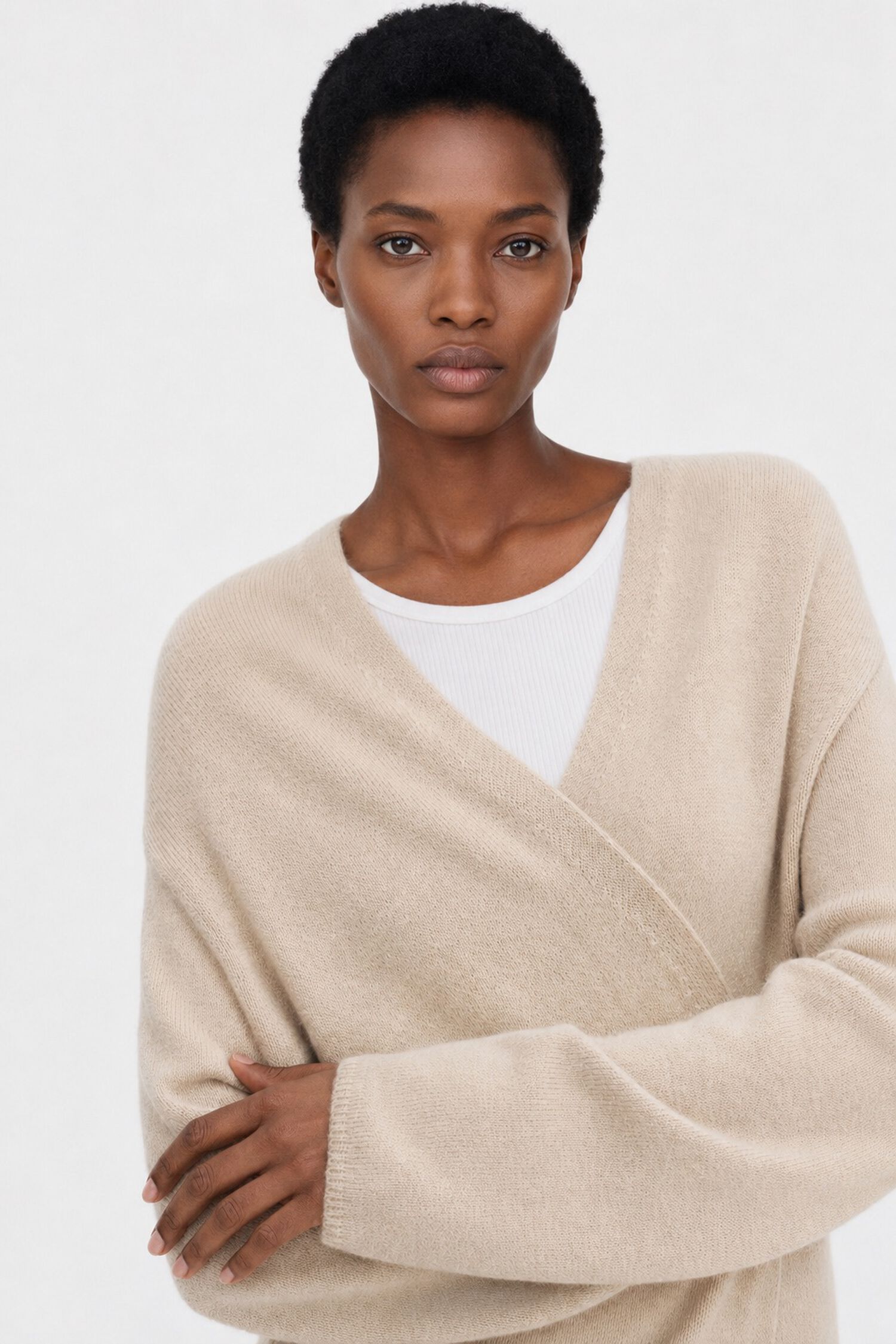 Wool Cashmere Long Cardigan