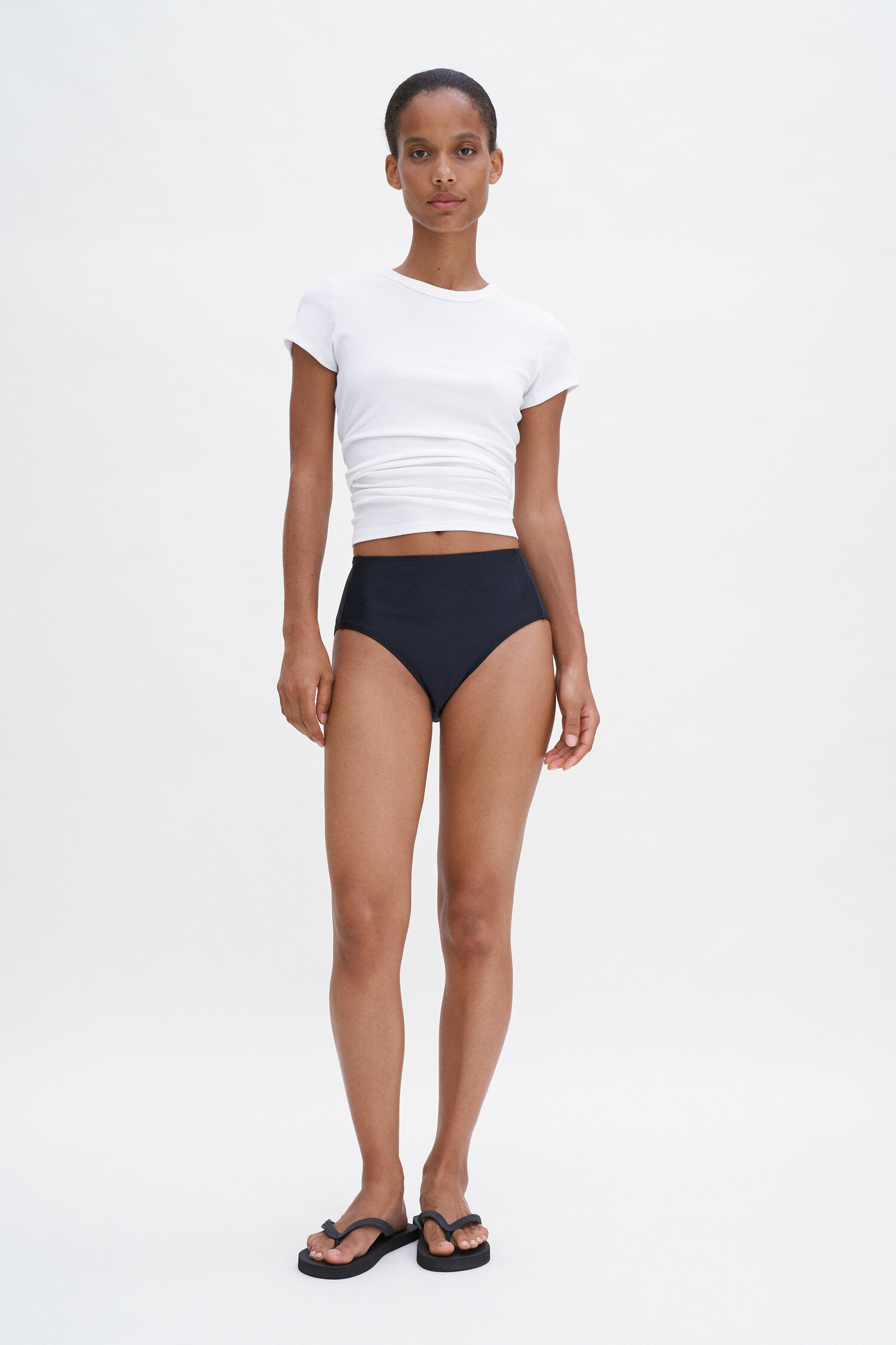 Shimmer High Waist Bikini Bott