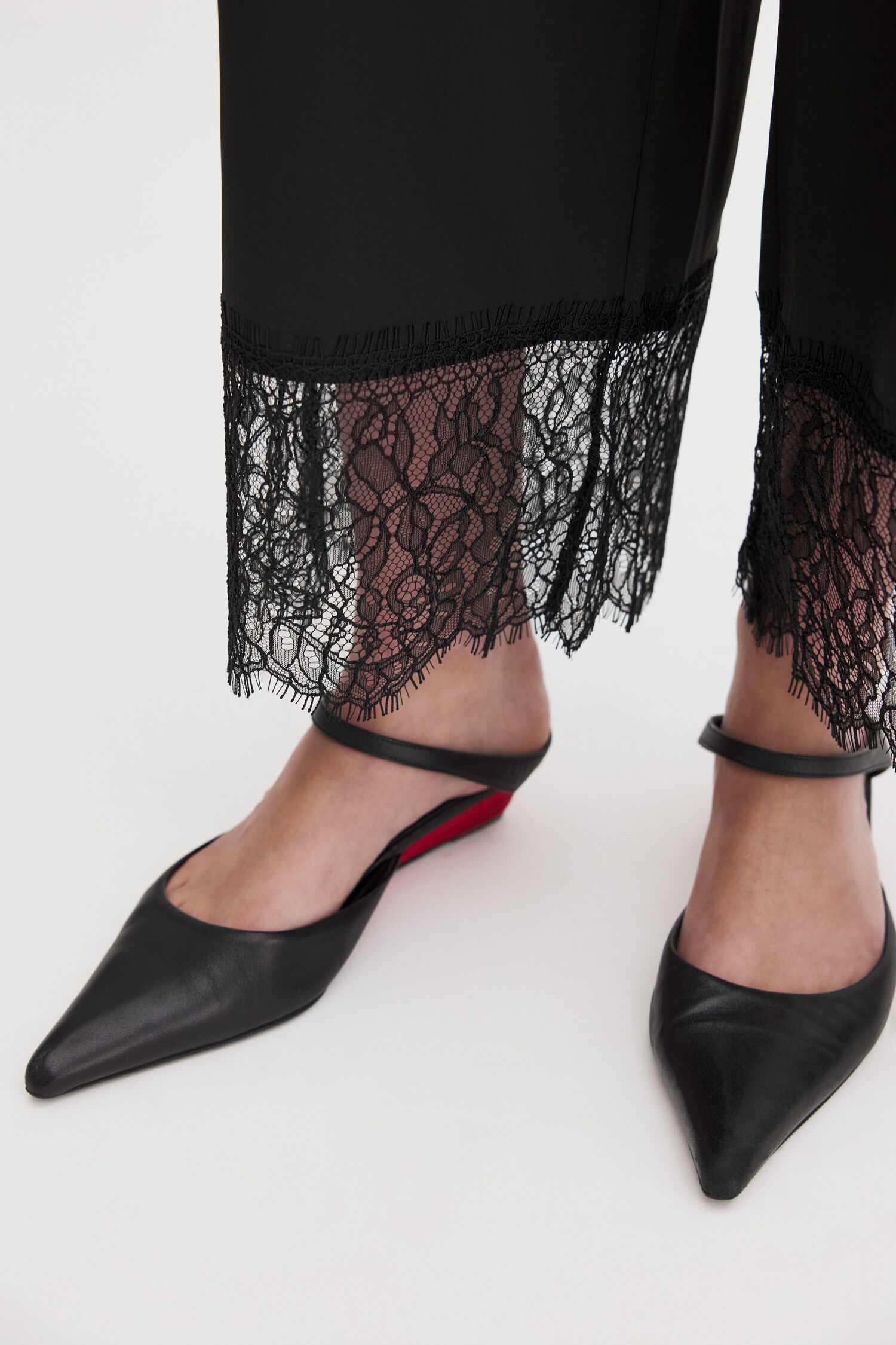 Lace Detail Trousers