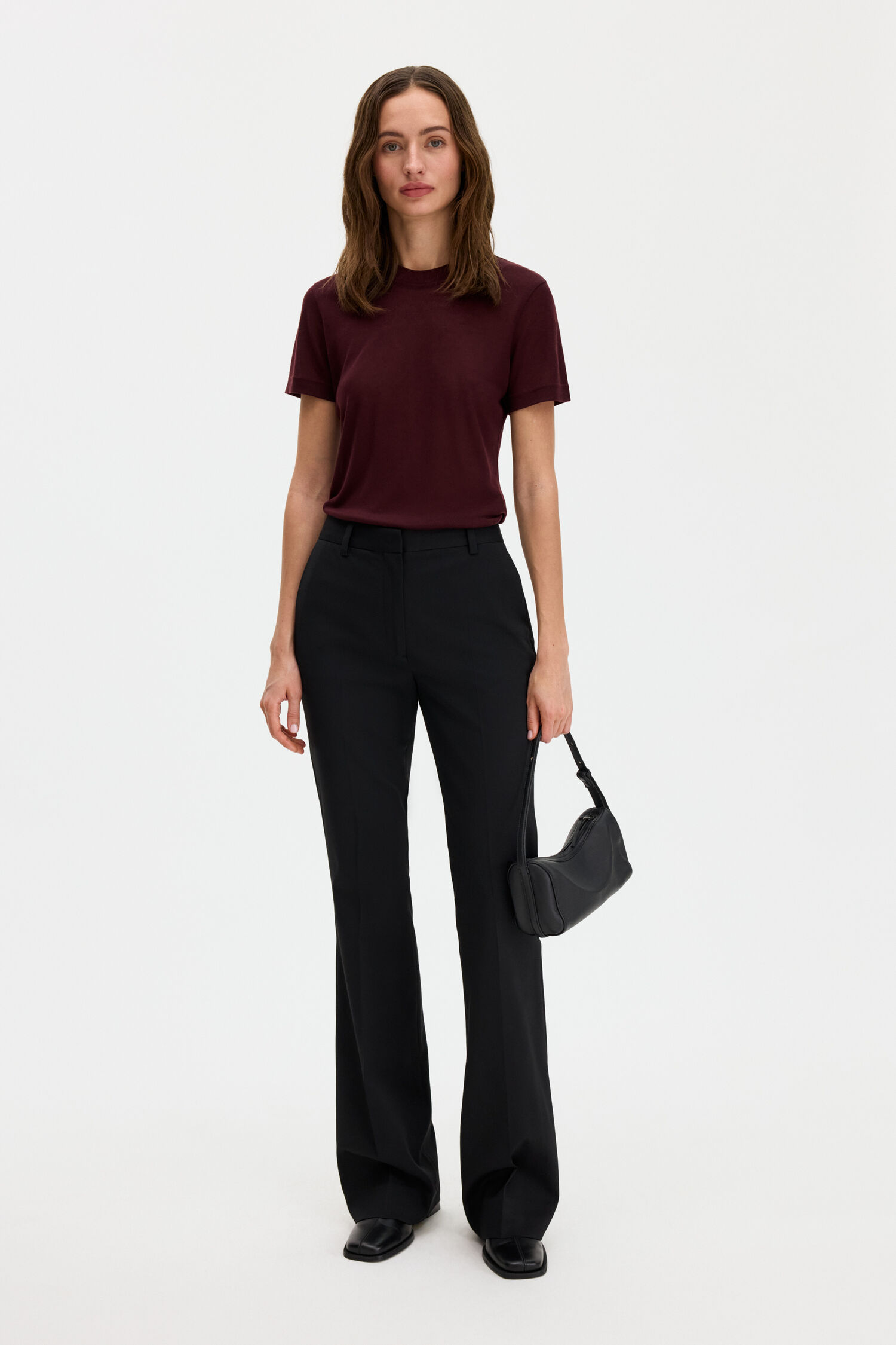 Slim Bootcut Trousers