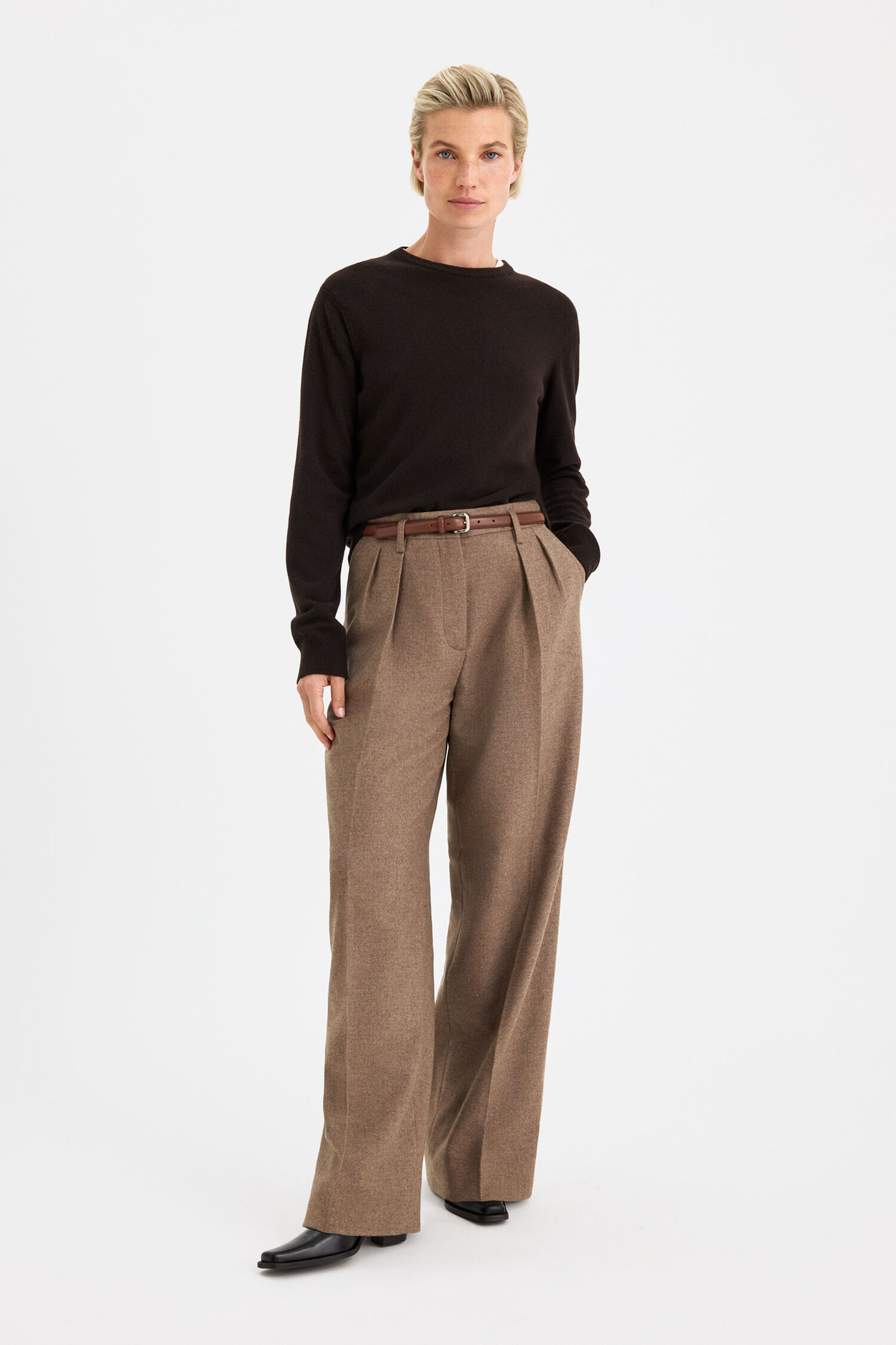 Soft Wool Crewneck Sweater