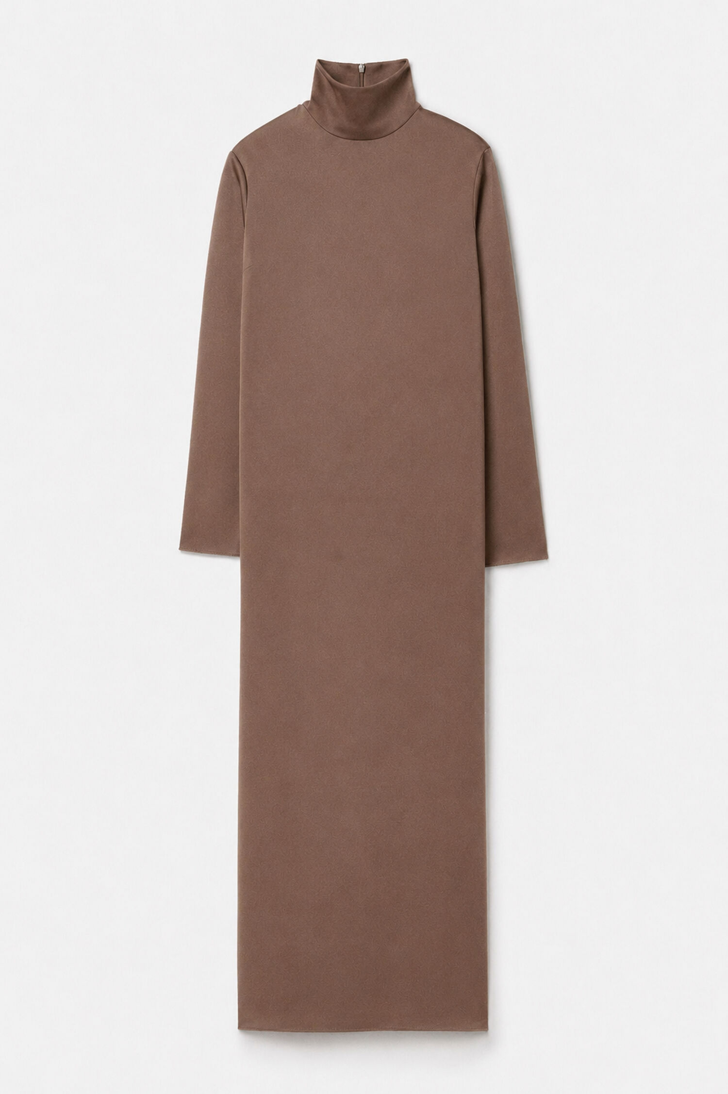 Turtleneck Satin Dress