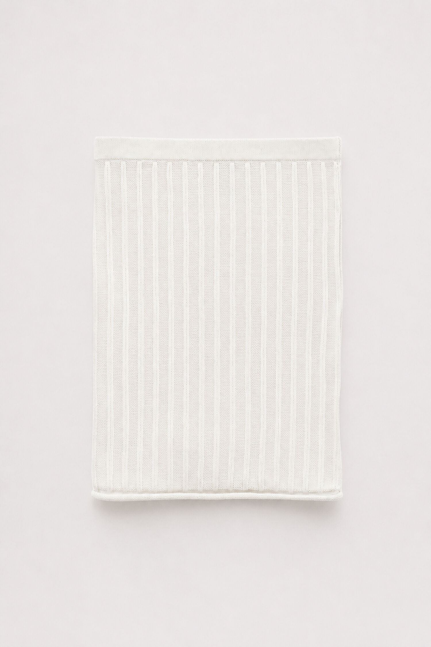 Cotton Rib Knit Skirt