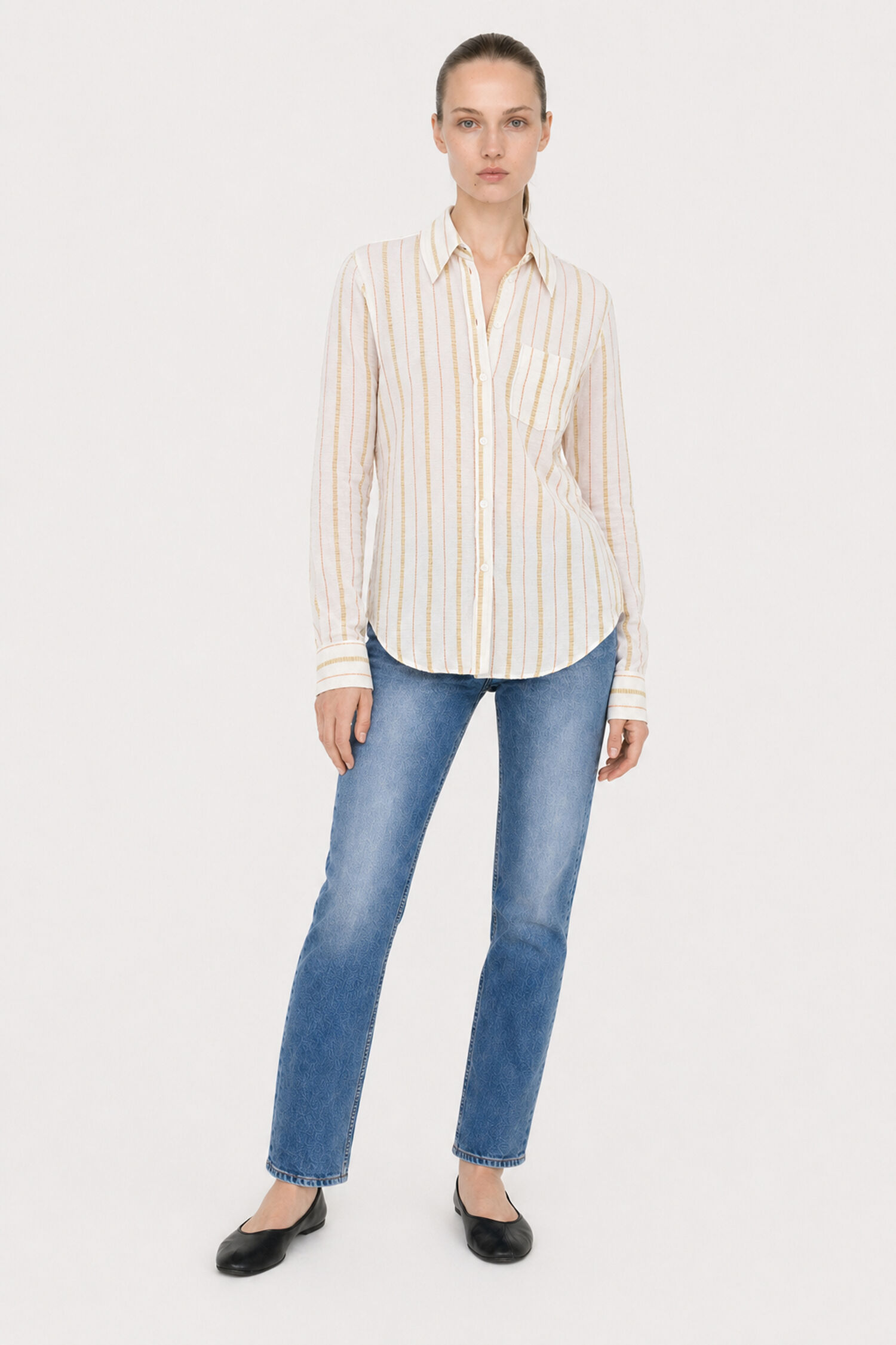 Seersucker Stripe Shirt