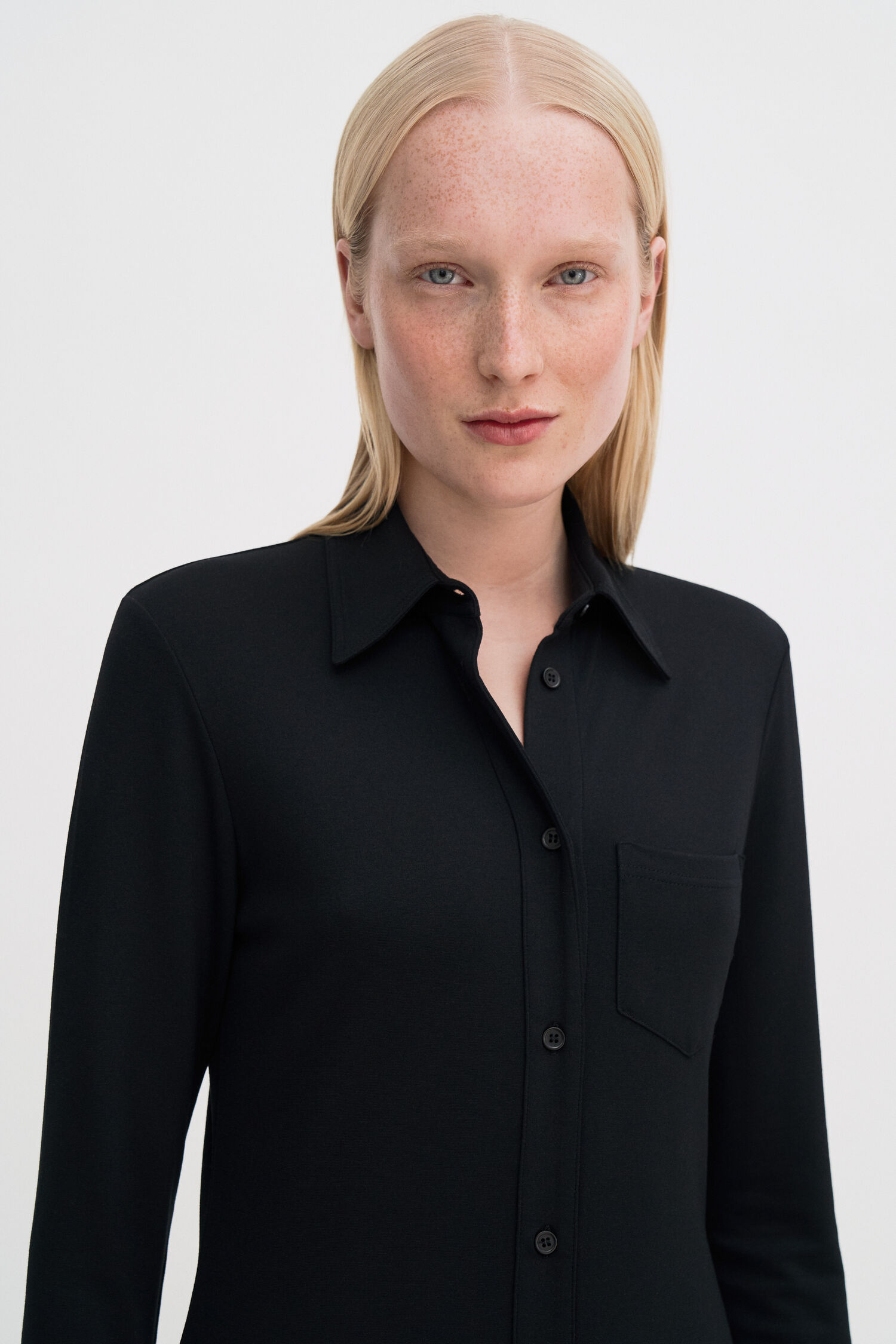 Jersey Shirt Dress