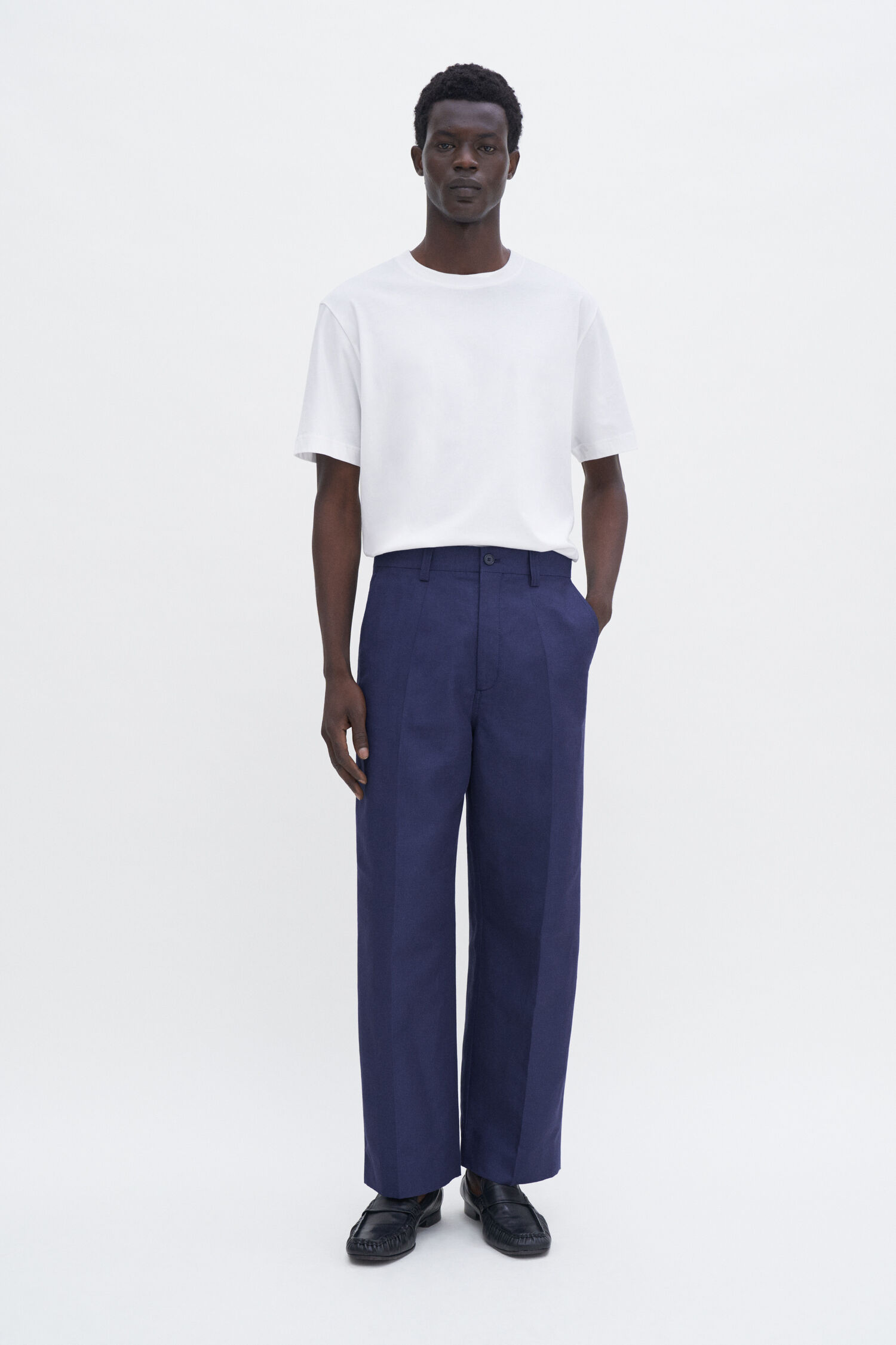 Oversized Cropped Work Trouser