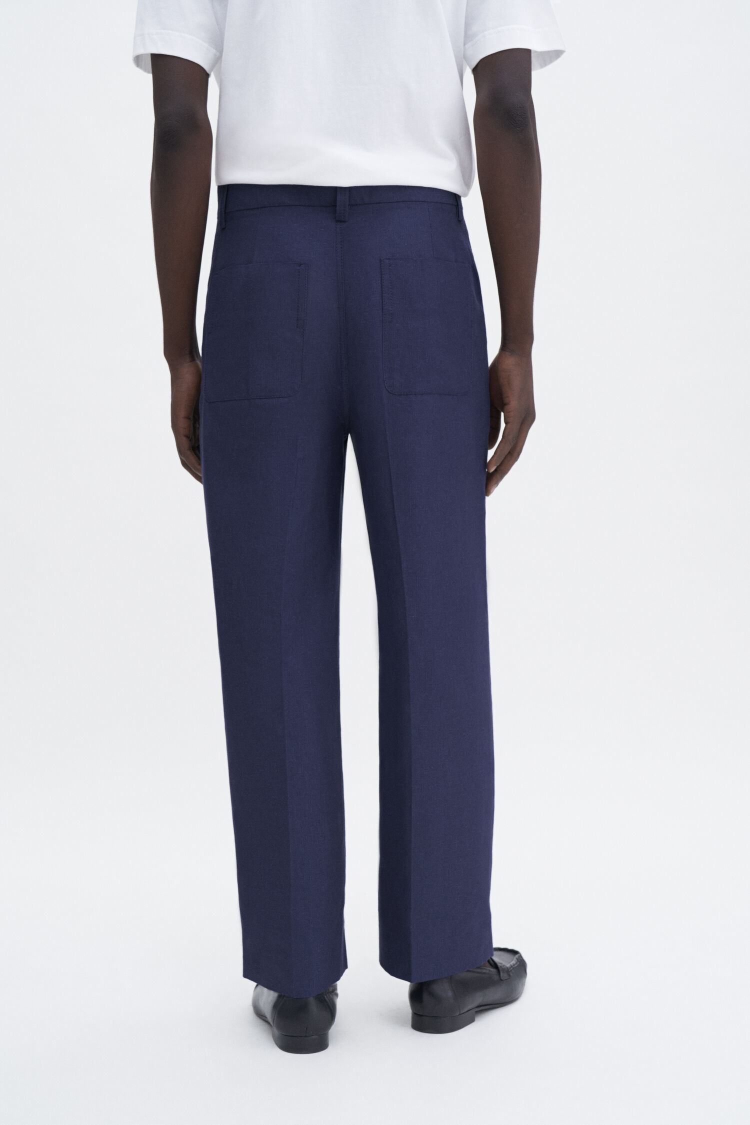 Oversized Cropped Work Trouser