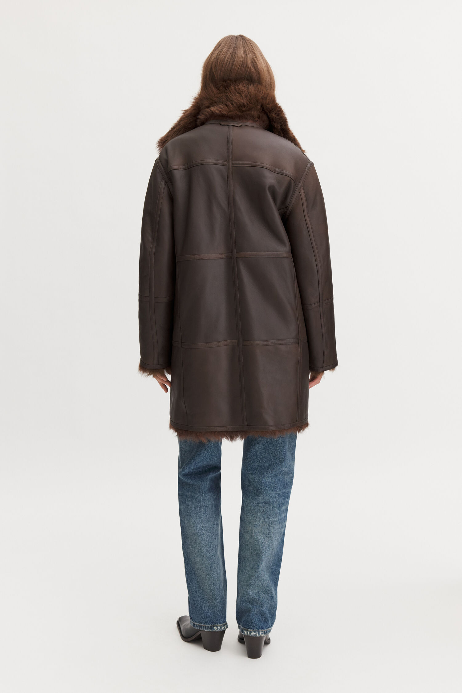 Reversible Shearling Coat