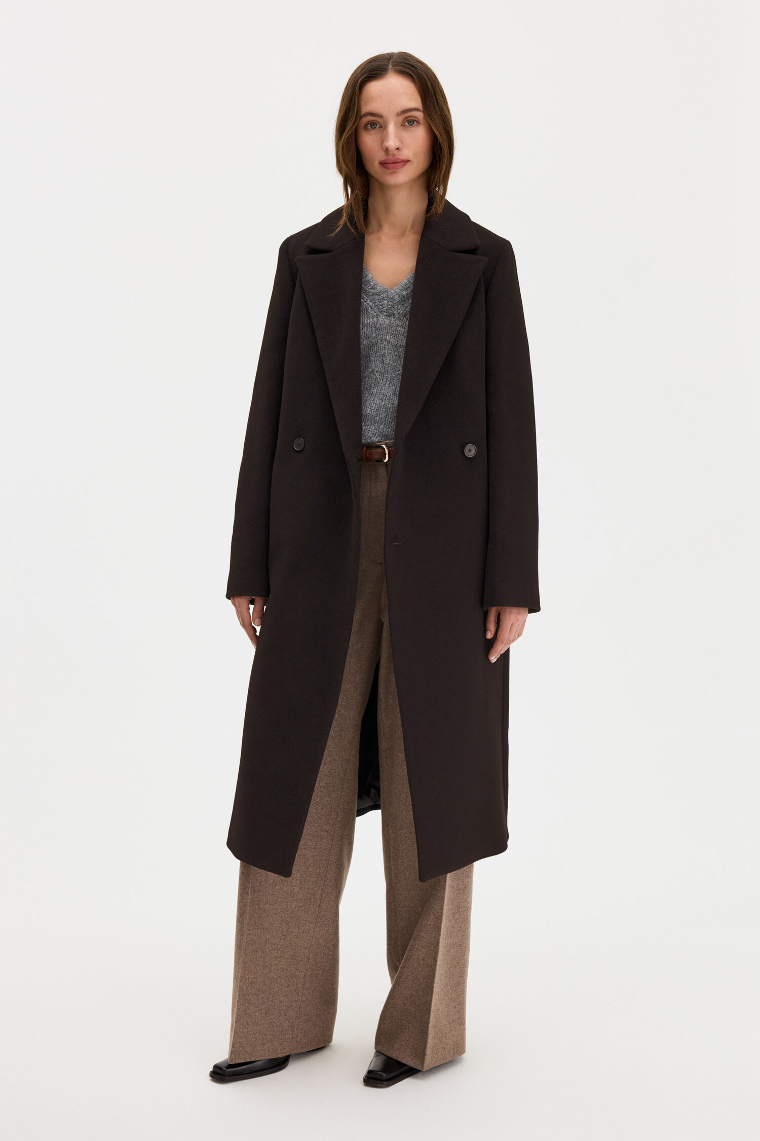 Charlotte Wool Belted Coat