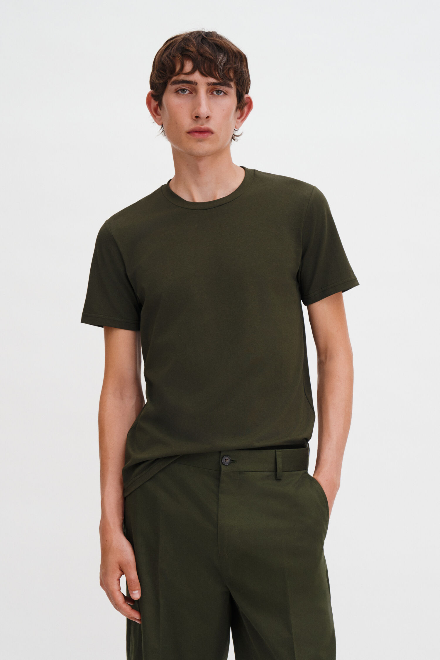 Stretch Cotton Tee