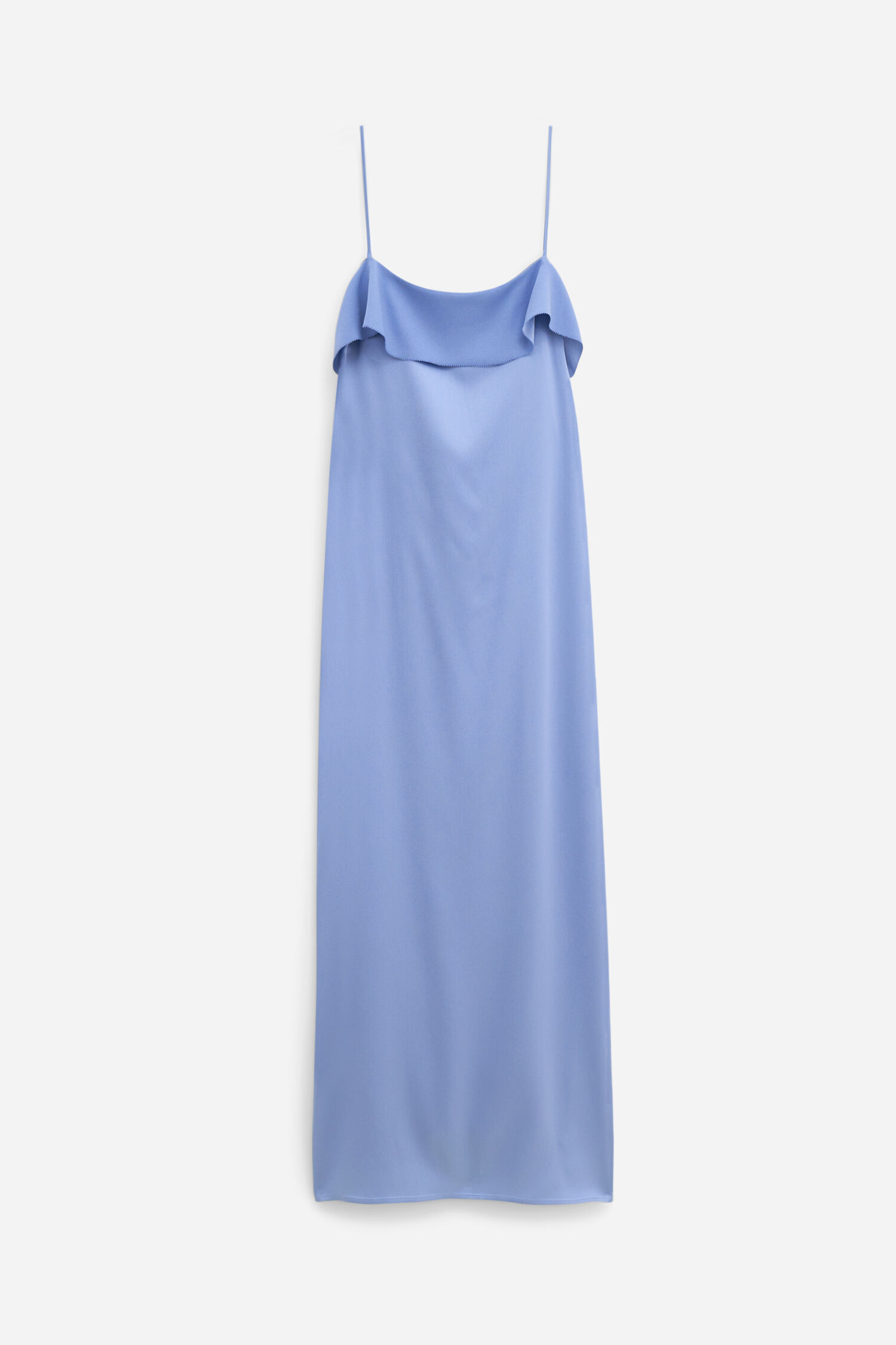 Fluid Draped Strap Dress