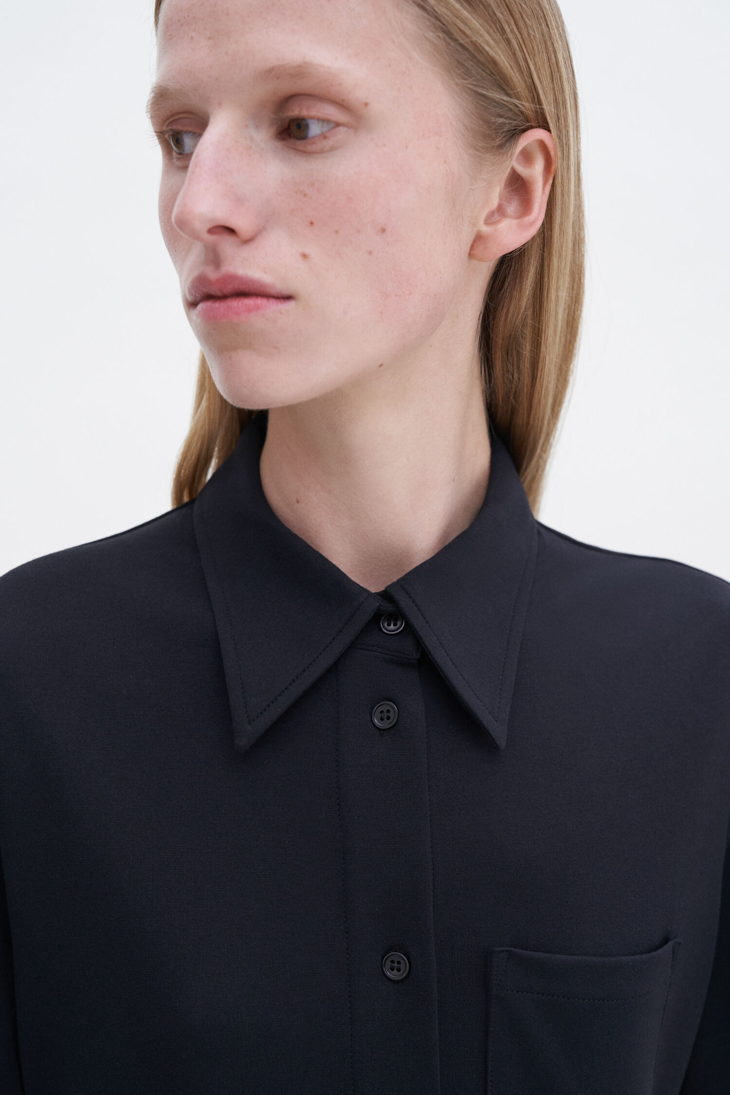 Jersey Shirt Dress
