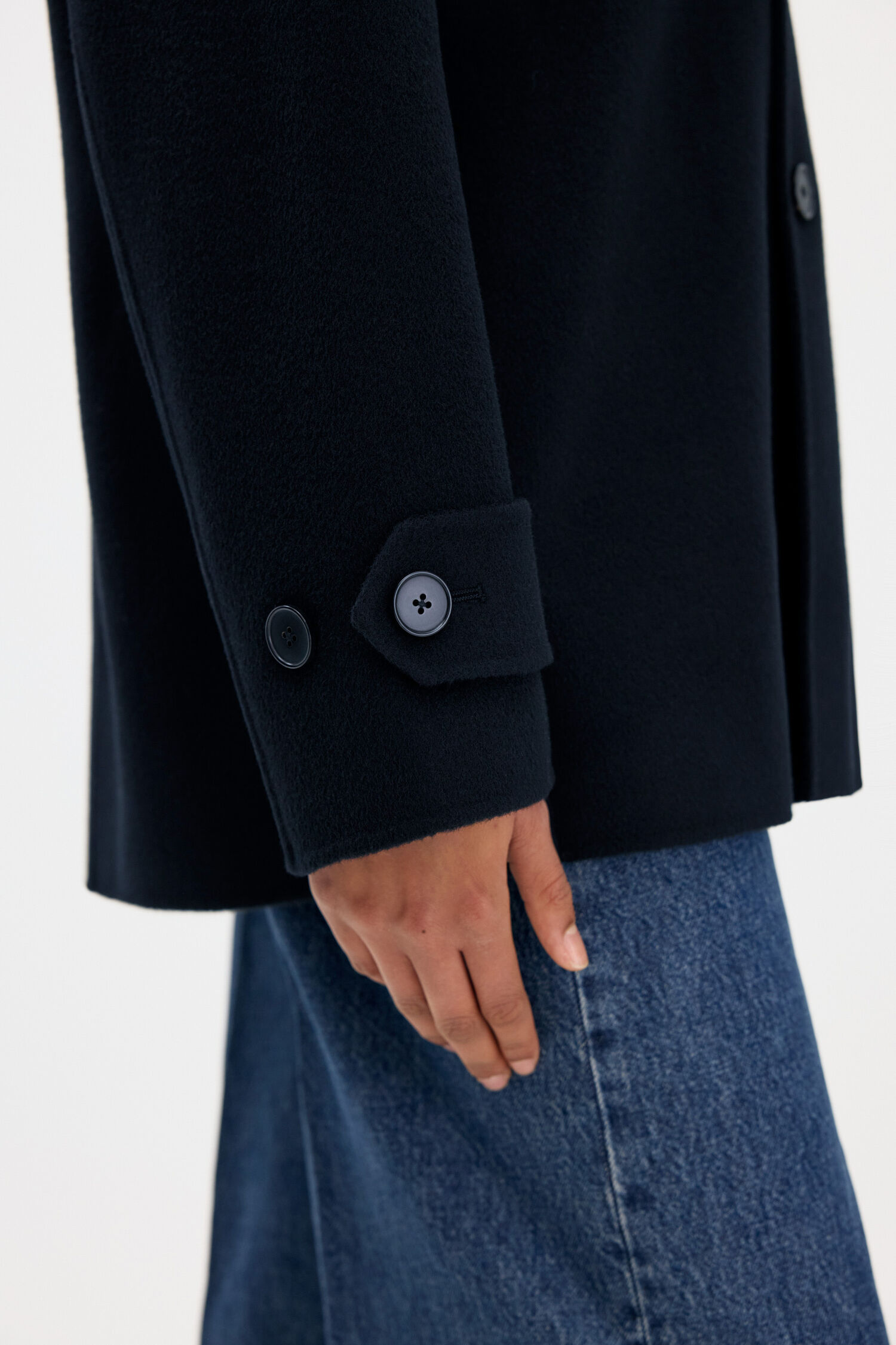 Audrey Wool Doubl&eacute; Jacket