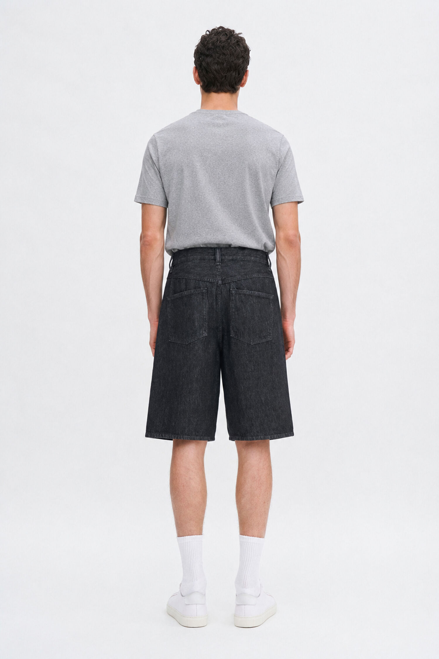 Oversized Jean Shorts