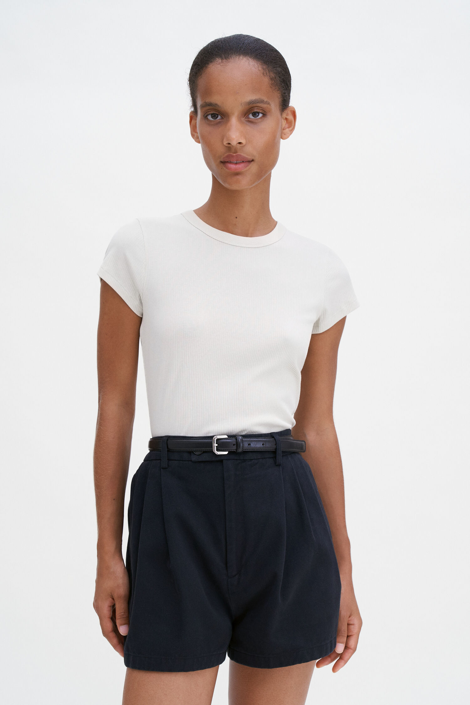 Fine Rib Tee