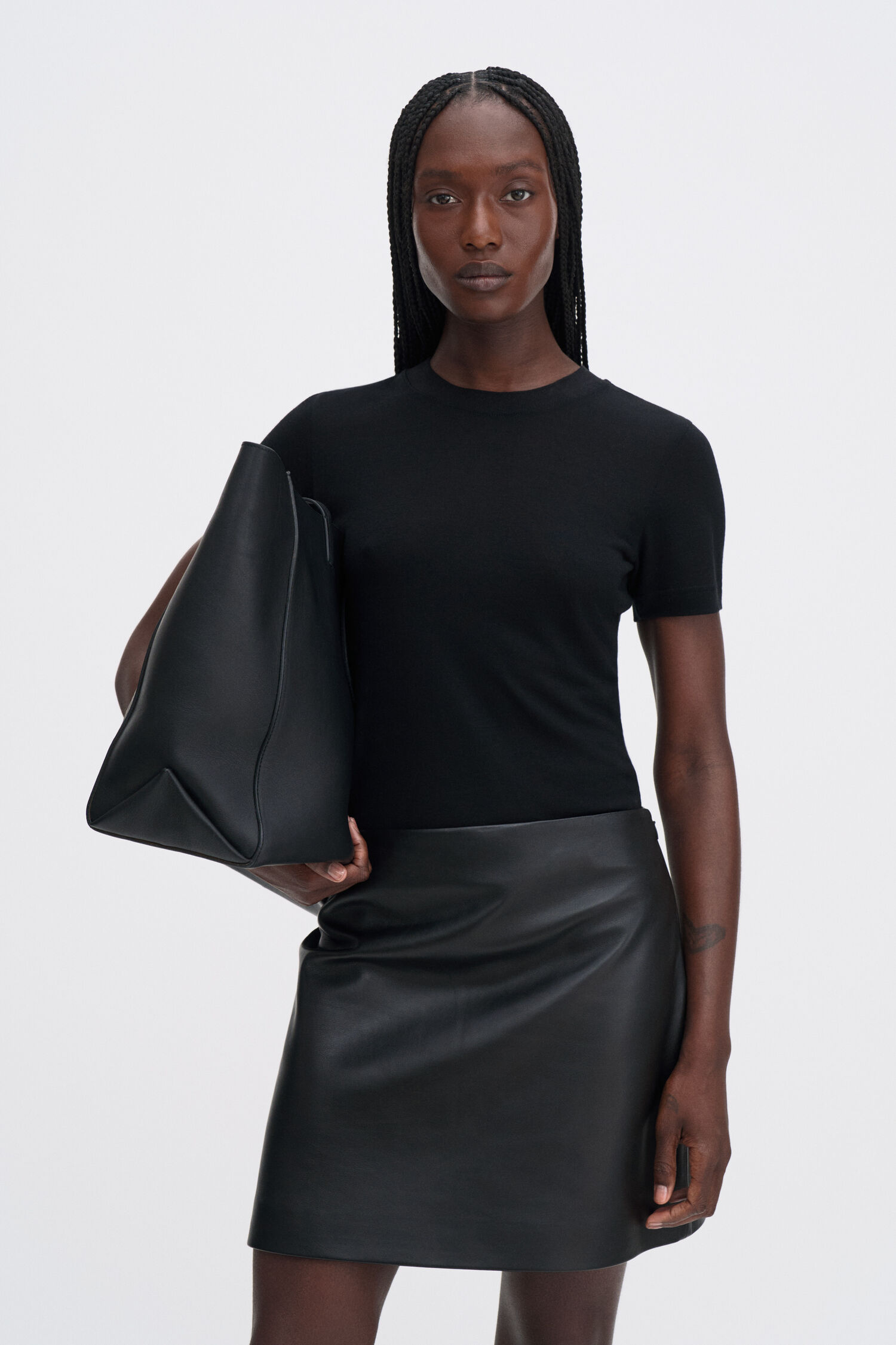 Leather Mini Skirt
