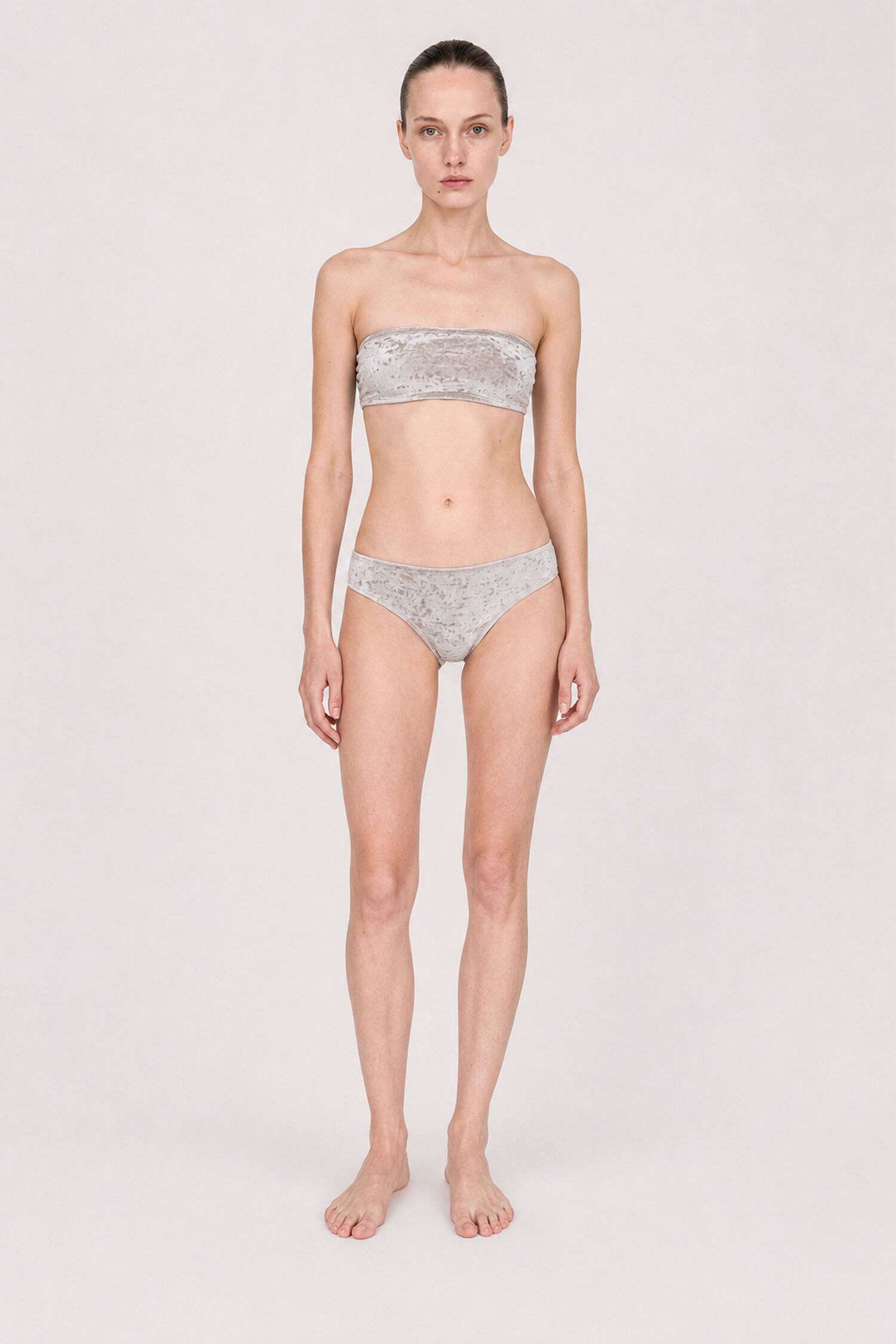 Velvet Bandeau Swim Top