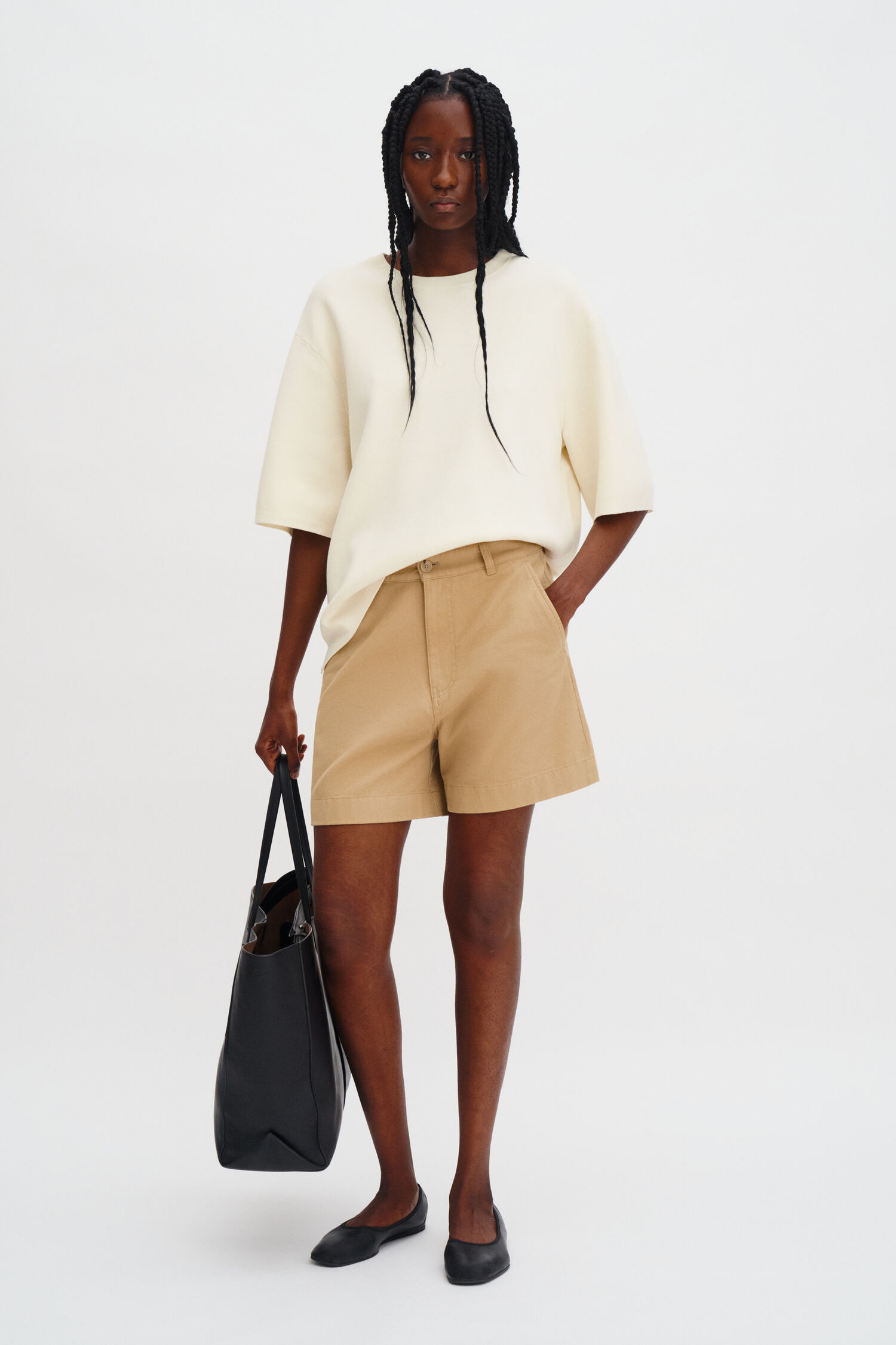 Baggy Cotton Shorts