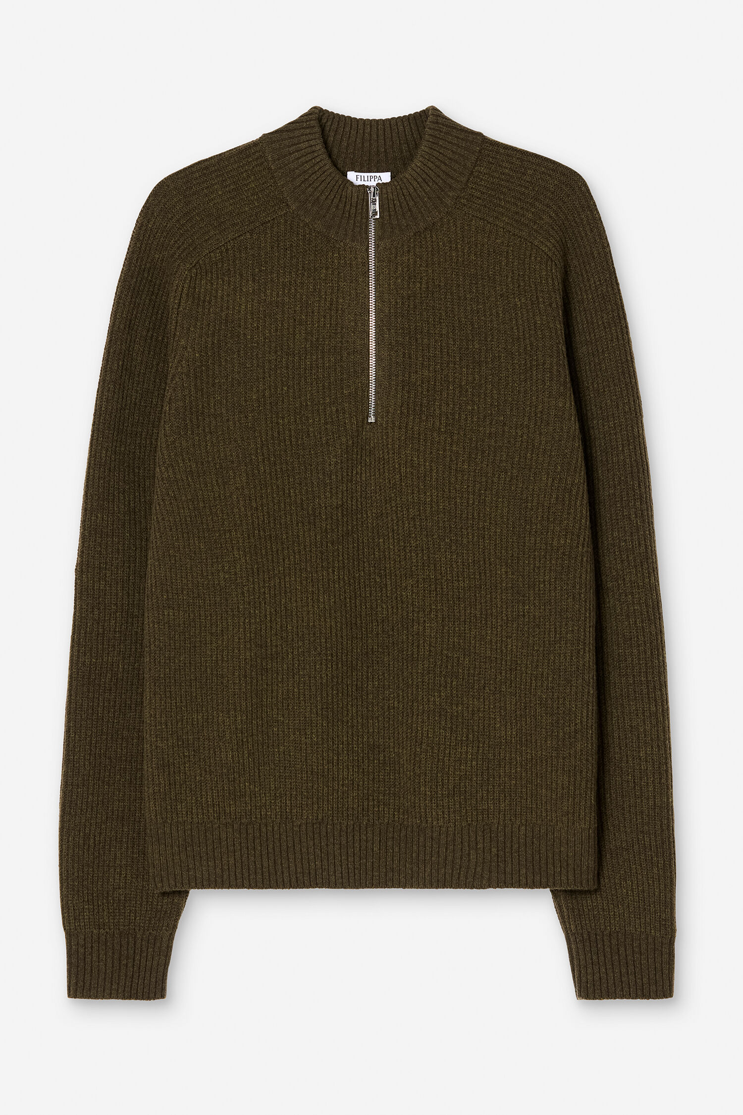 Wool Half Zip Sweater