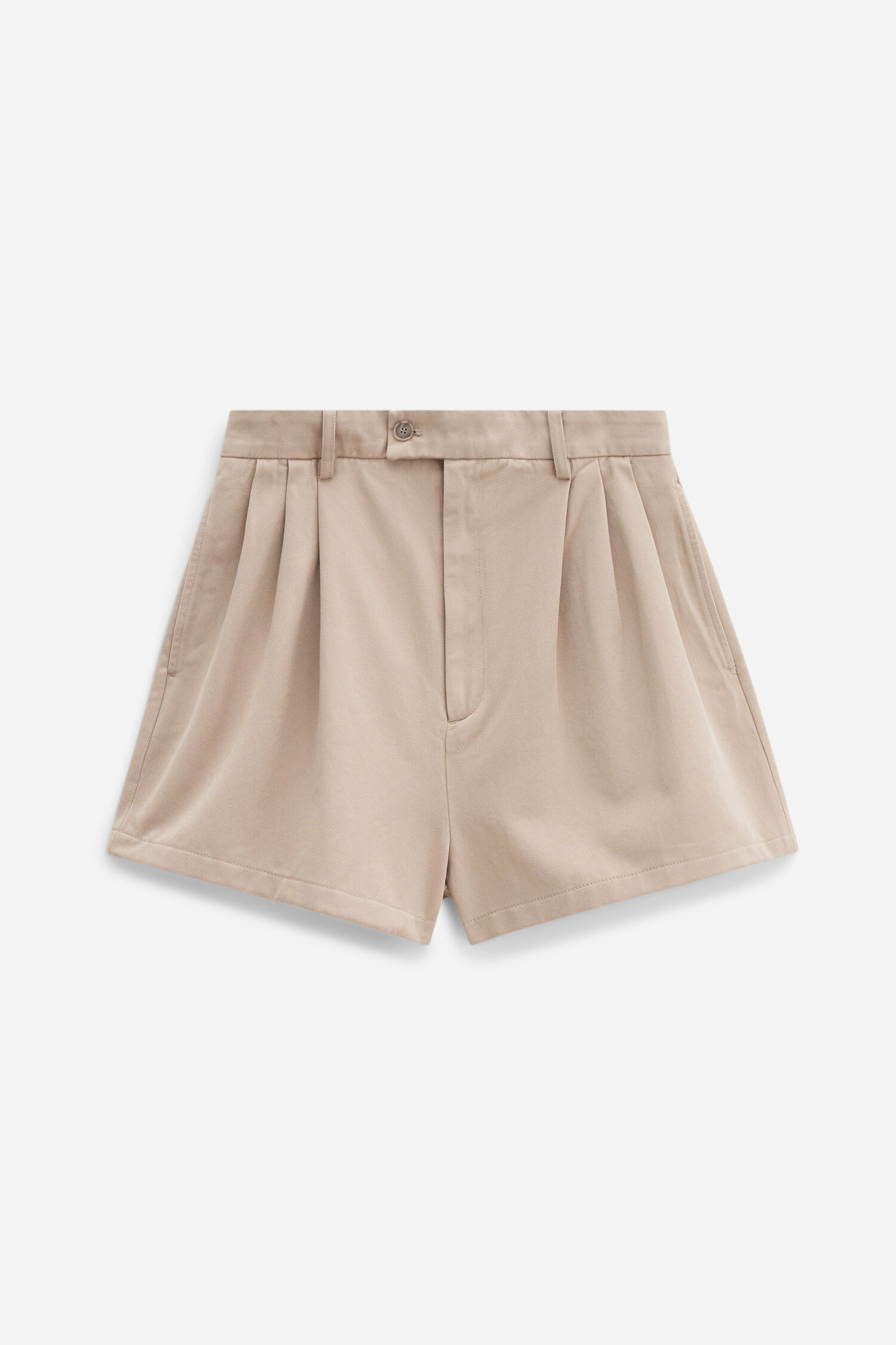 High Waist Cotton Shorts