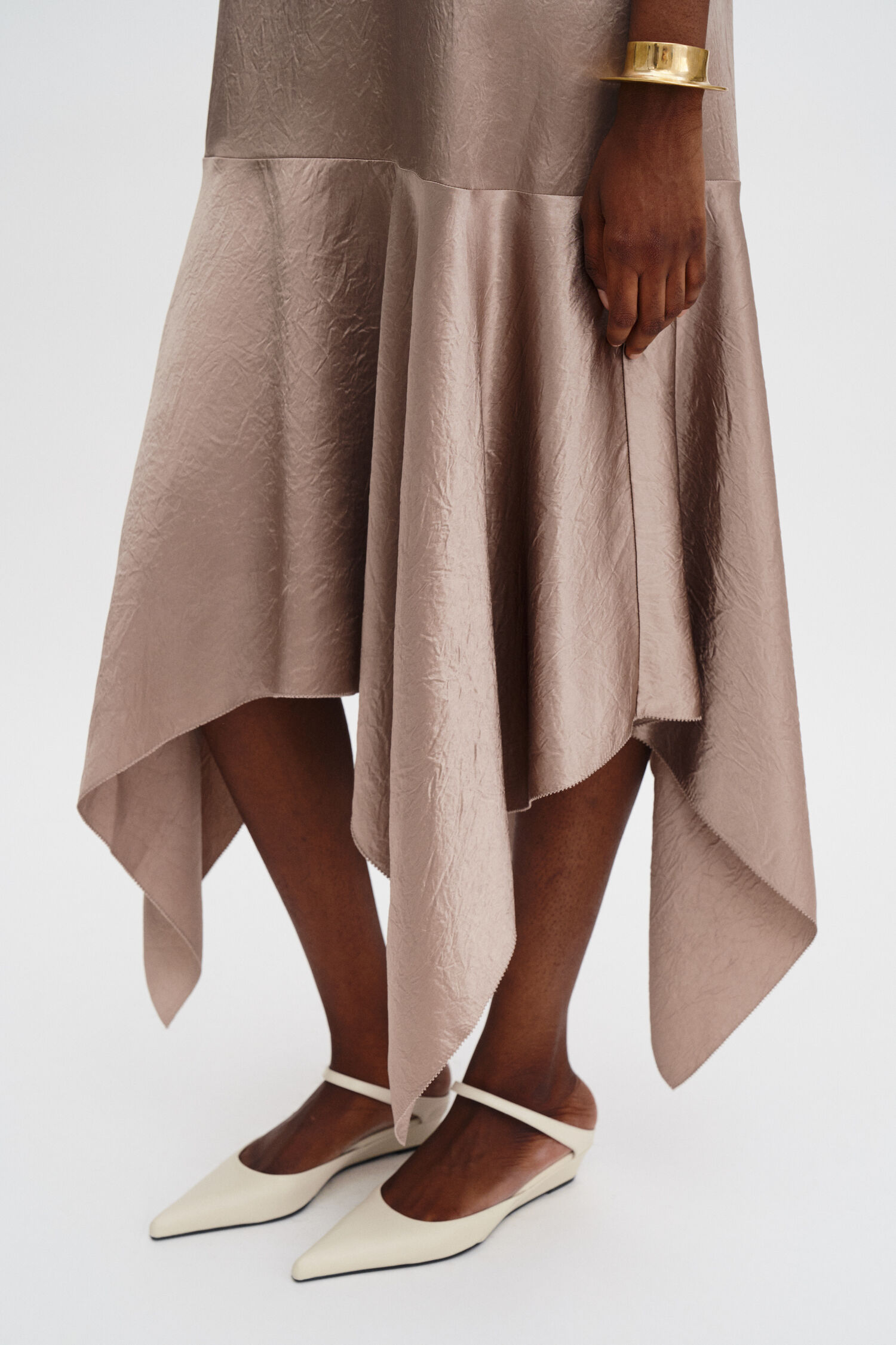 Scarf Hem Dress