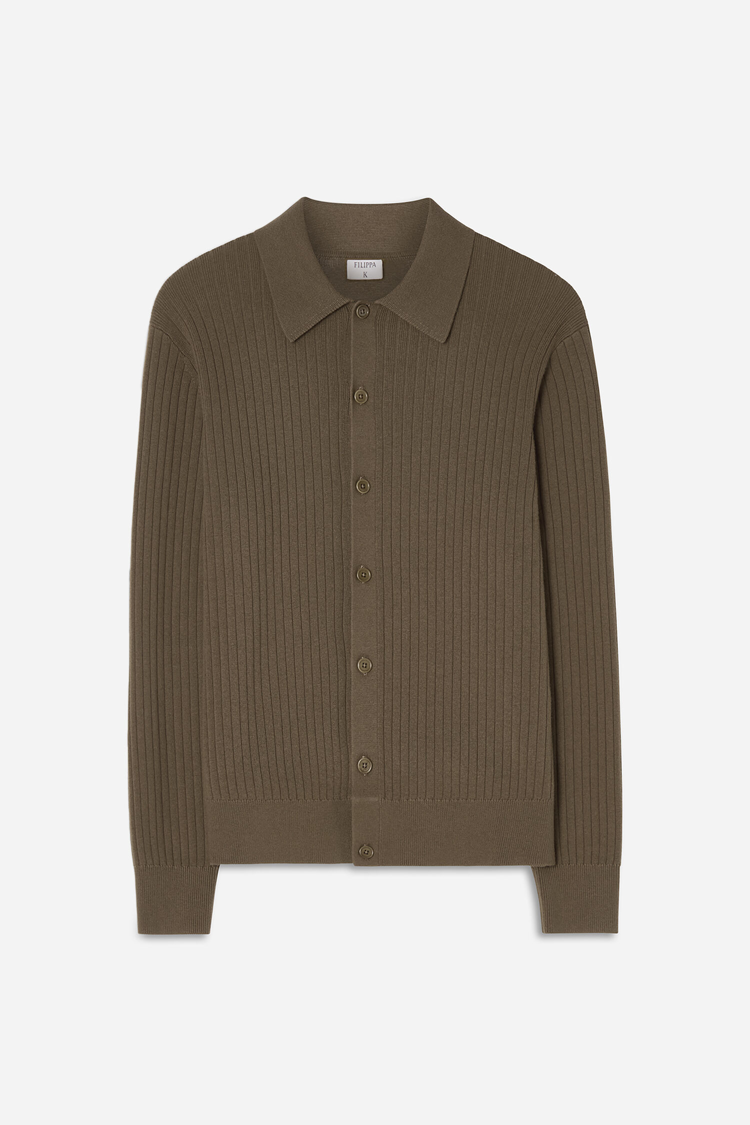 Cotton Merino Knit Shirt