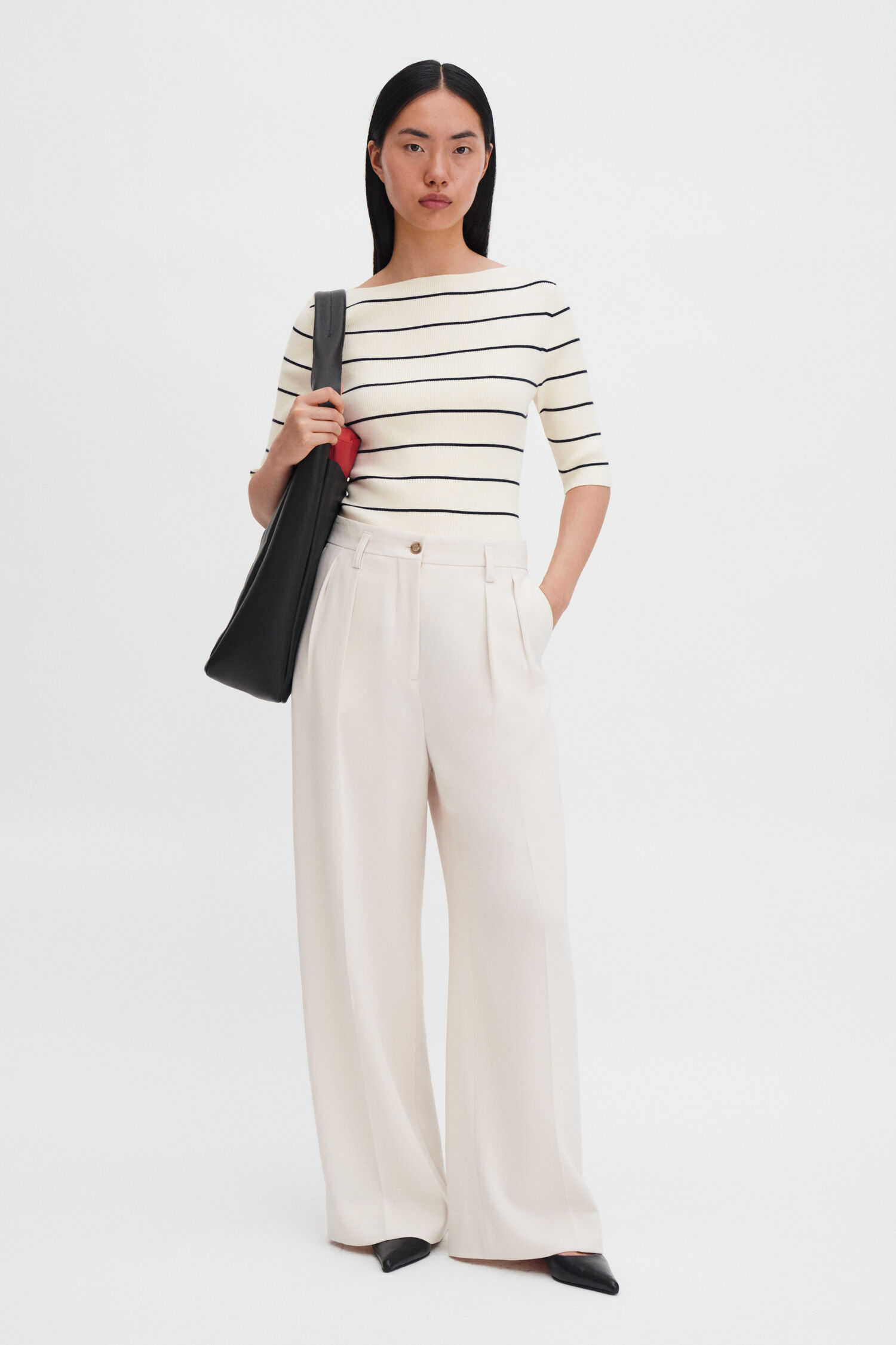 Boatneck Rib Top