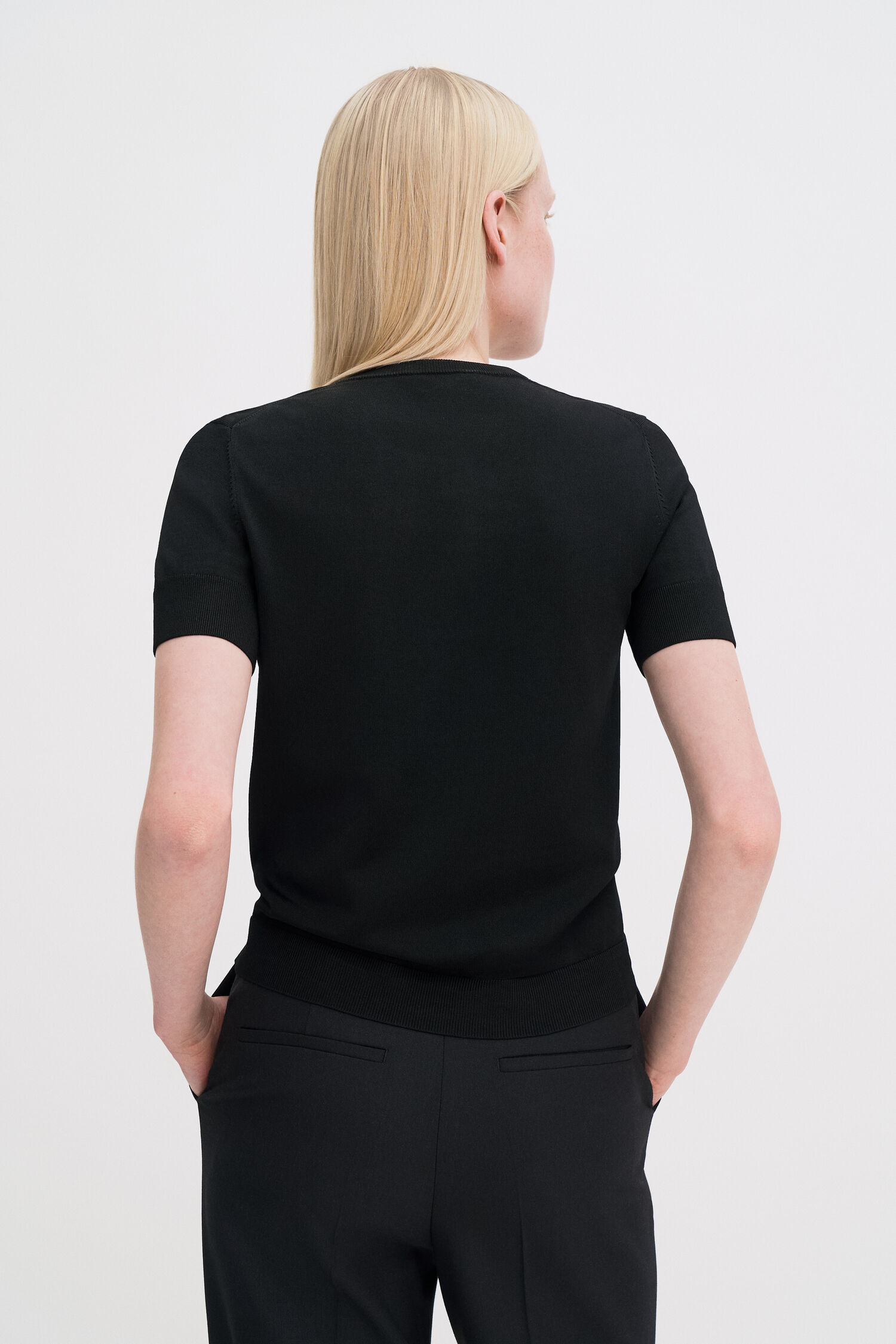 Glossy Knit Top
