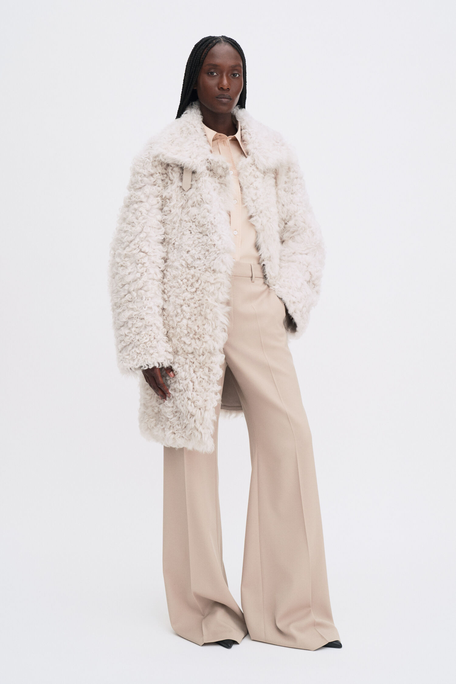 Reversible Shearling Coat