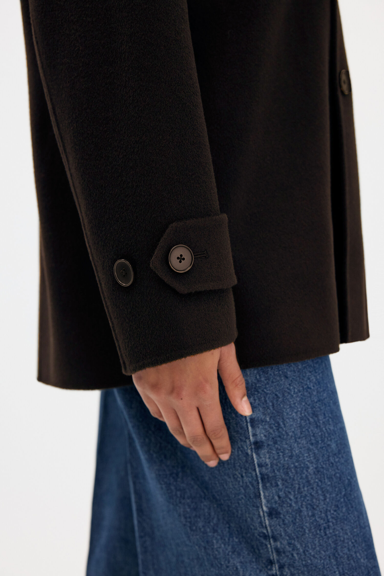 Audrey Wool Doubl&eacute; Jacket