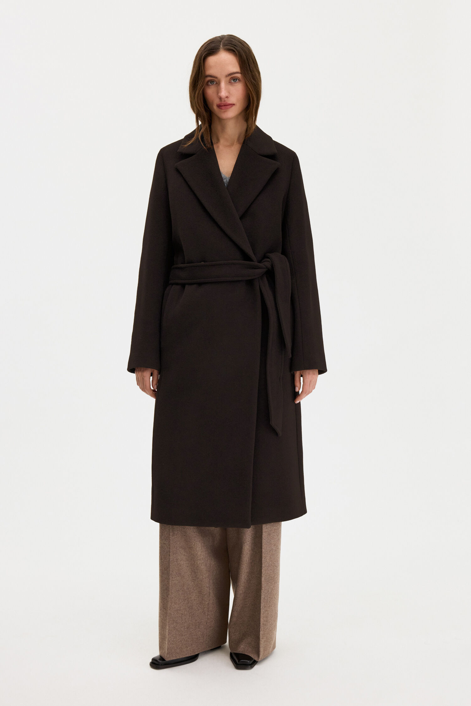 Charlotte Wool Belted Coat