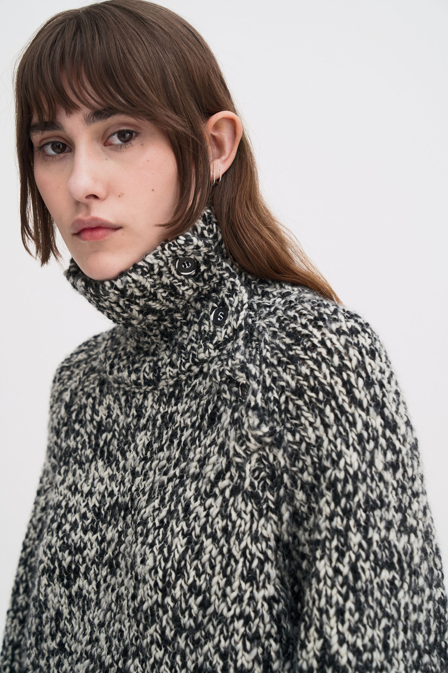 Wool Alpaca Moulin&eacute; Sweater