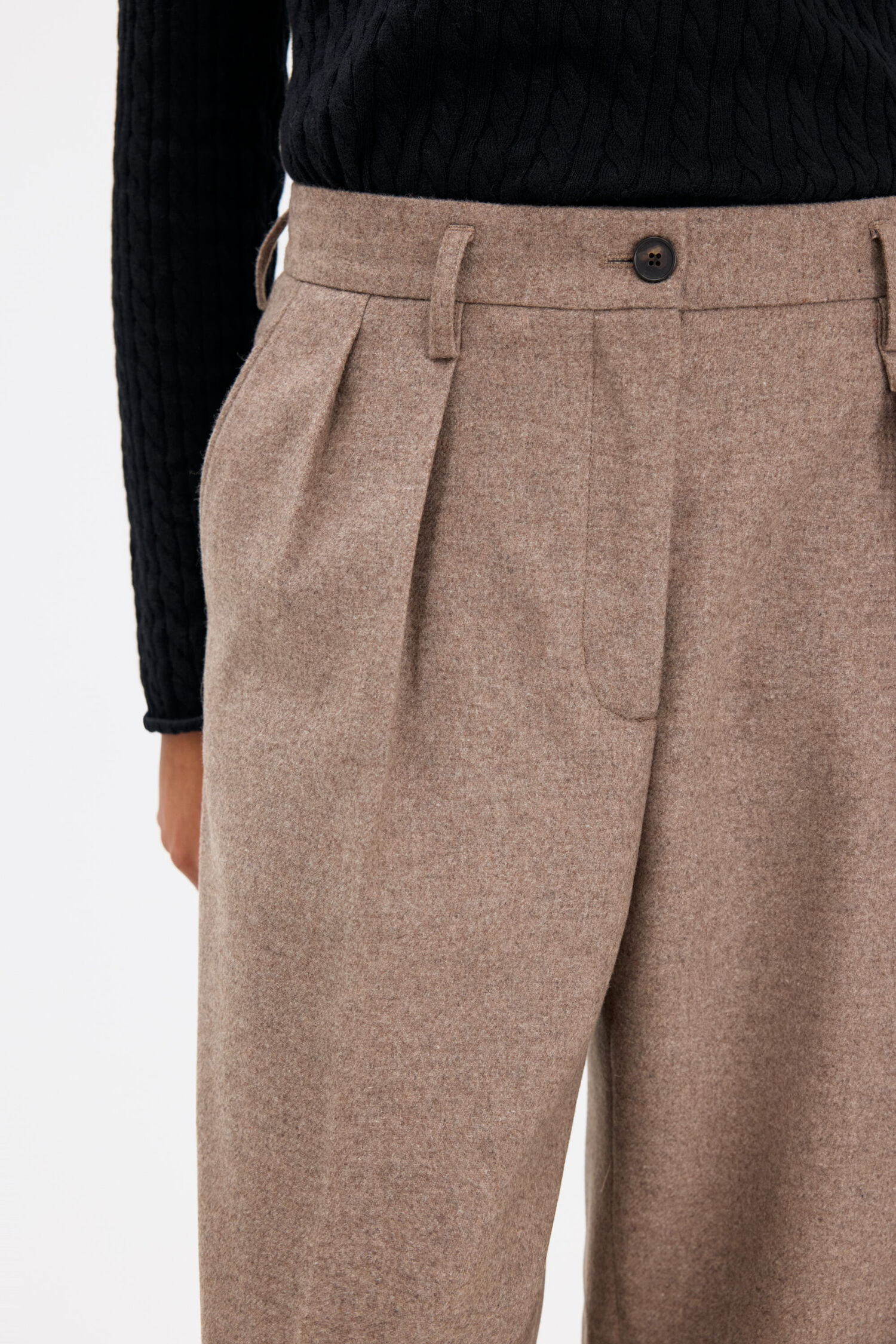Paloma Flannel Trousers