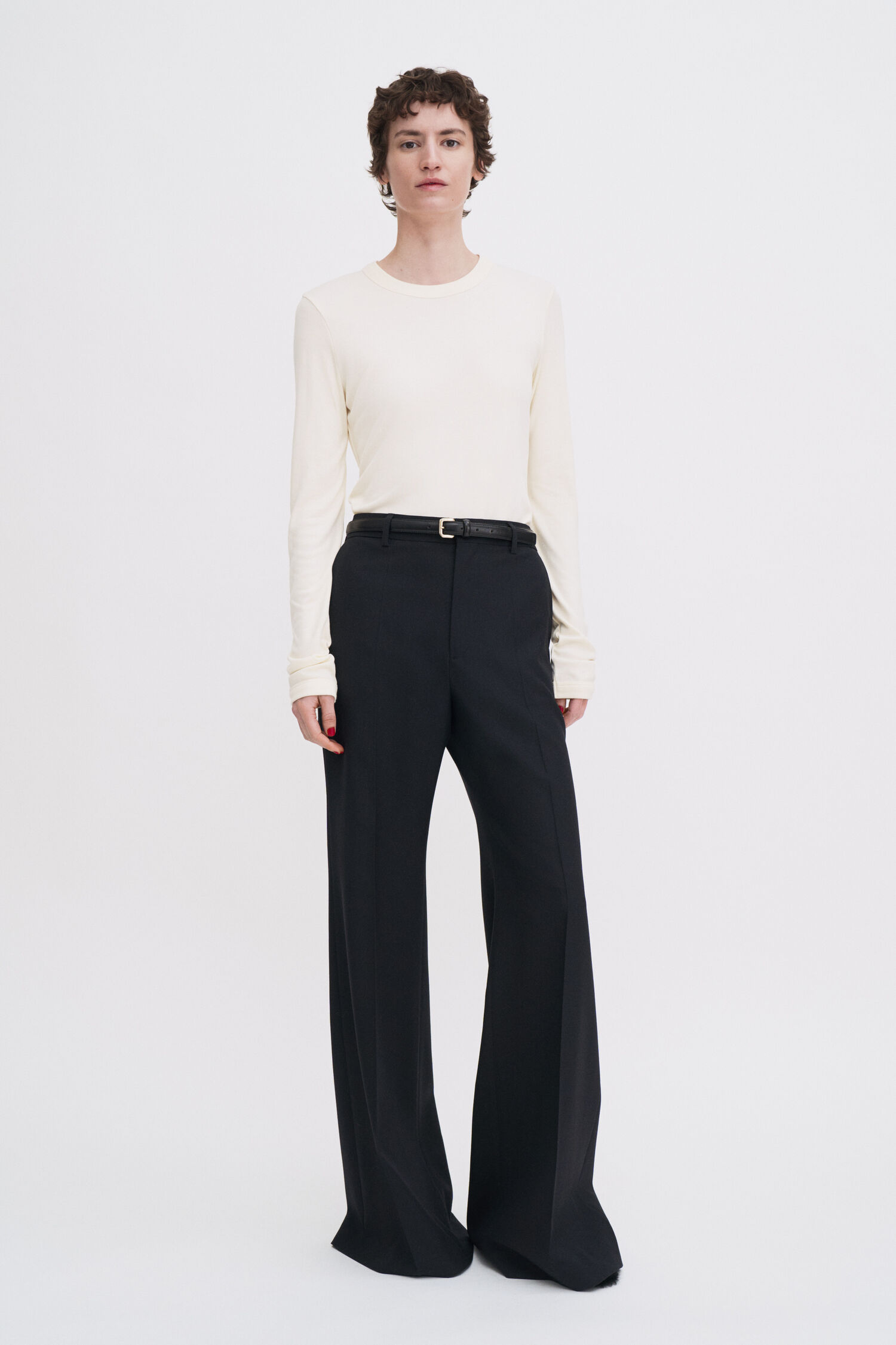 Soft Ribbed Jersey Top
