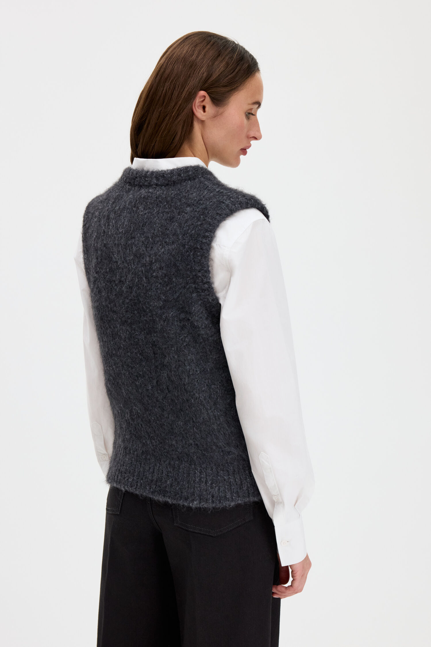 Alpaca Check Vest