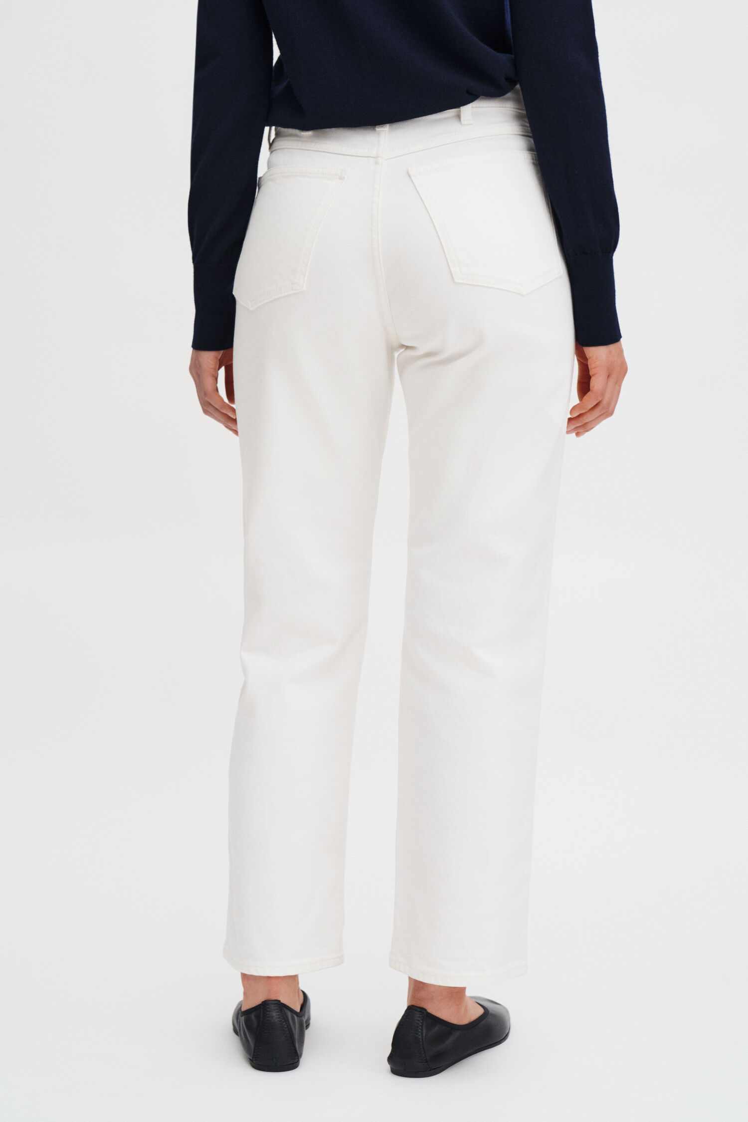 High Waisted Cropped Jeans