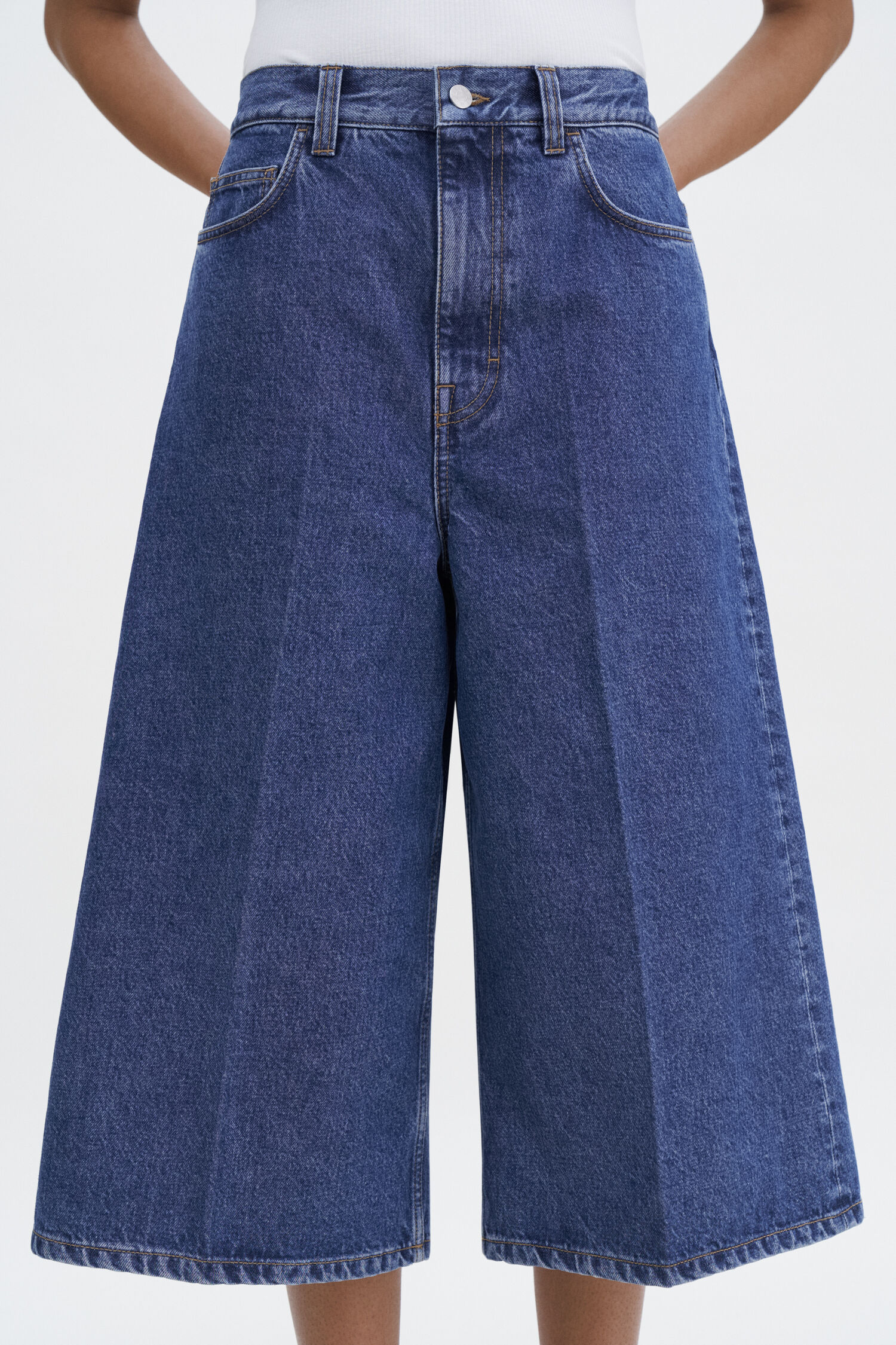 Jean Work Shorts