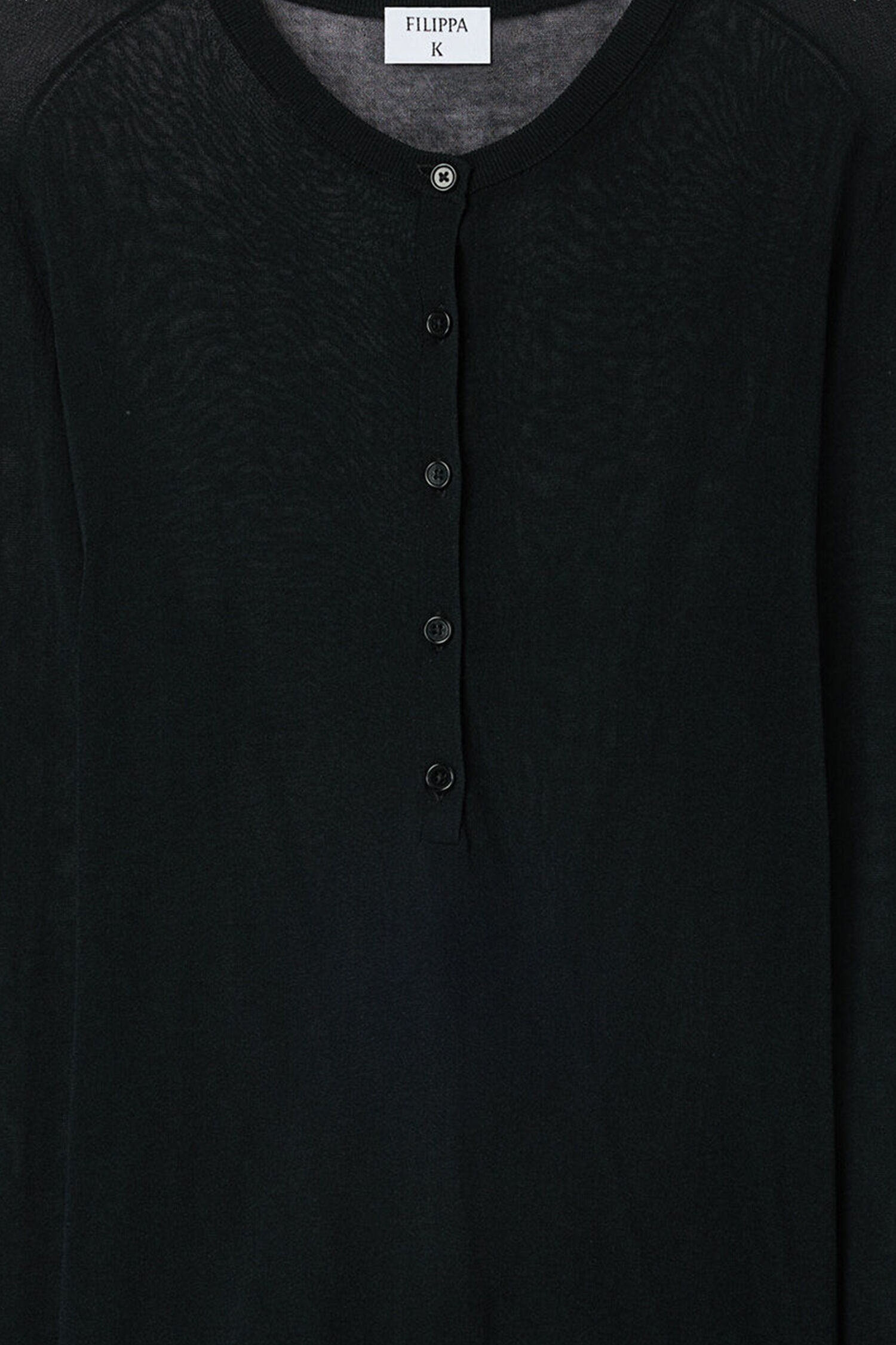 Sheer Knit Henley