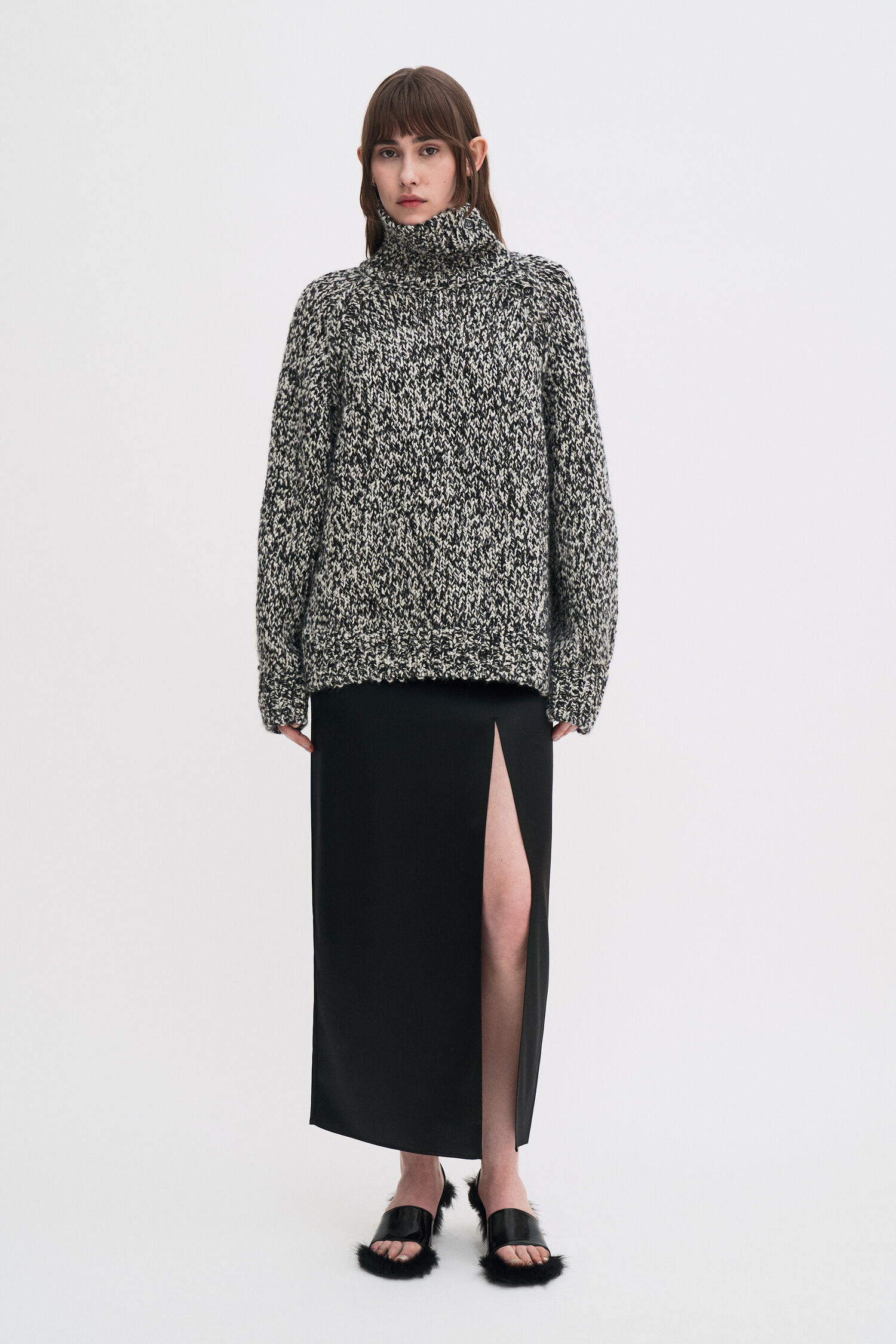 Wool Alpaca Moulin&eacute; Sweater